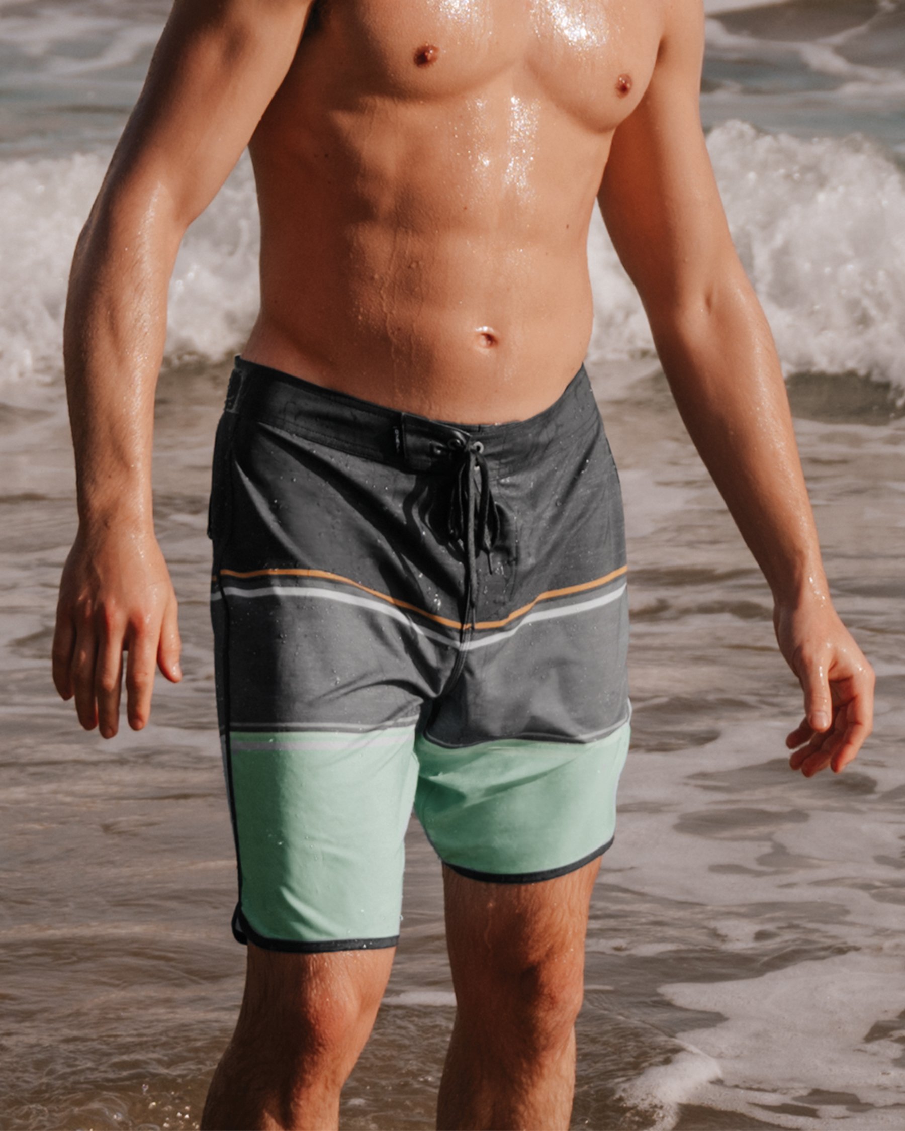 O'NEILL Maillot boardshort Lennox Scallop 19'' Gris Graphite SP5106011 - View4