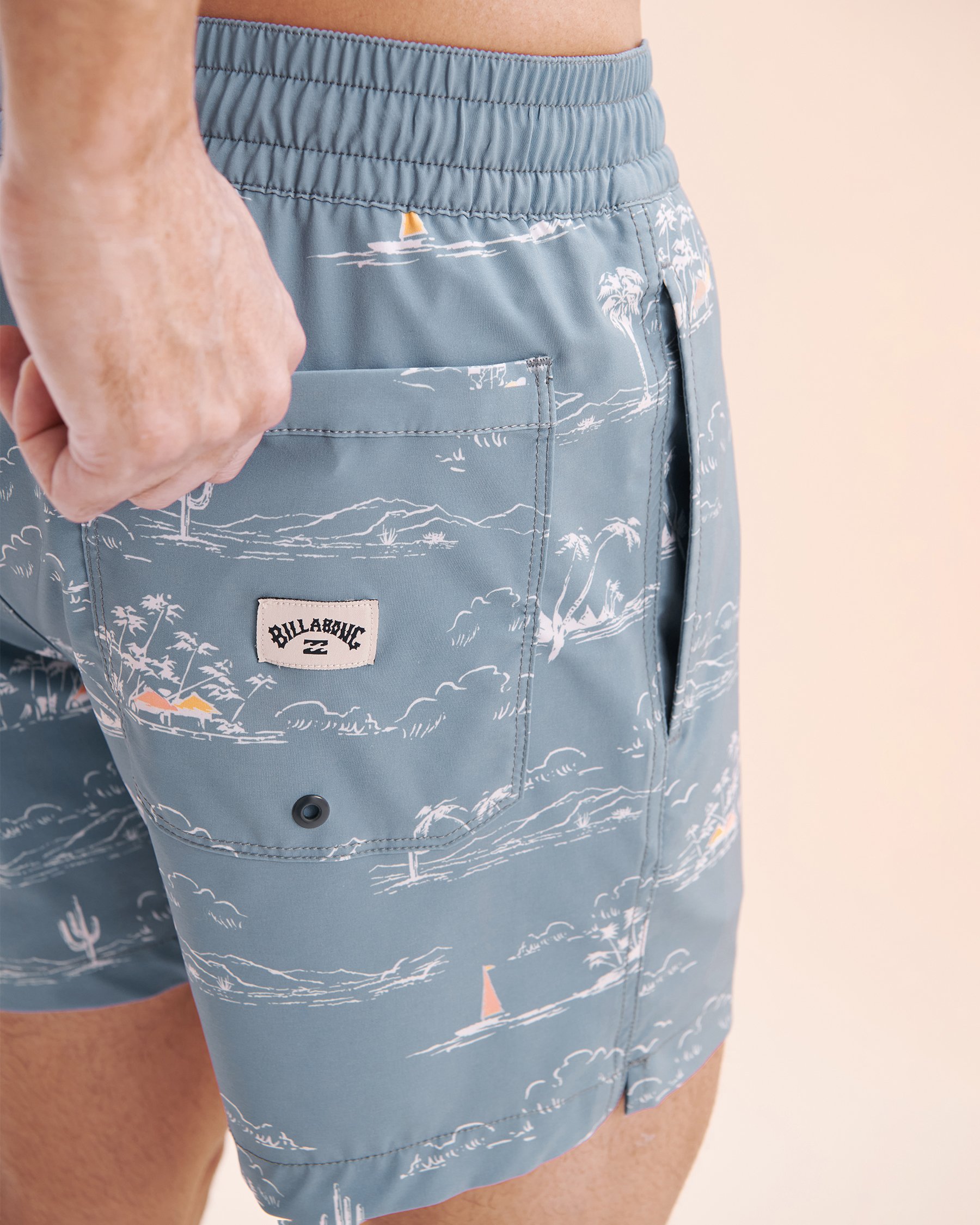 BILLABONG Lineup Volley Swimsuit Steel Blue 24A251510 - View4