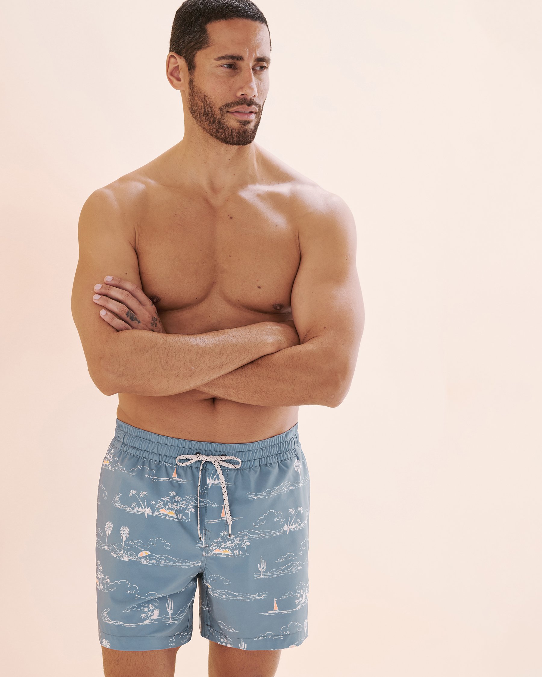 BILLABONG Lineup Volley Swimsuit Steel Blue 24A251510 - View5