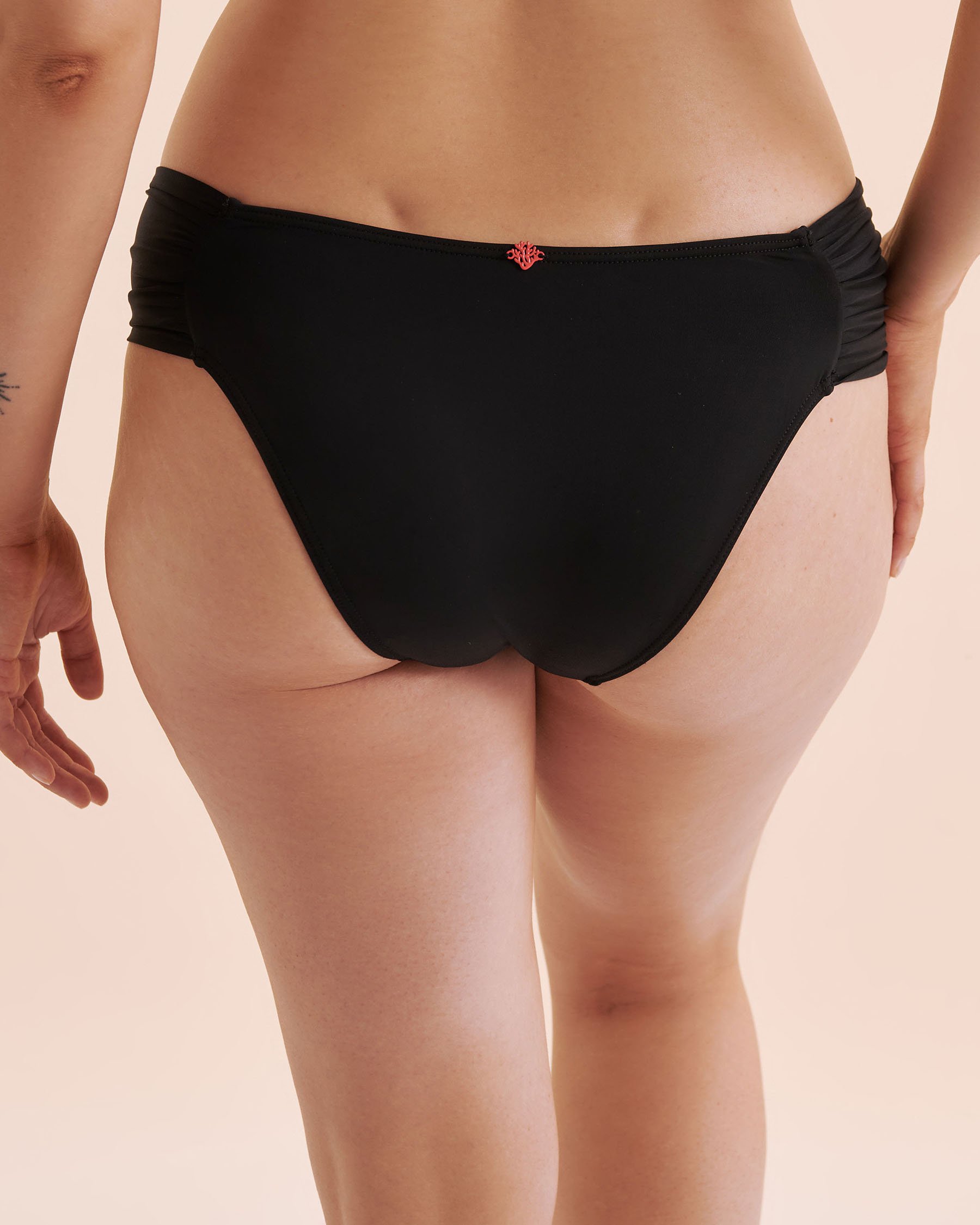 COSTA DEL REY Bas de bikini brésilien taille basse Noir 01300438 - Voir4