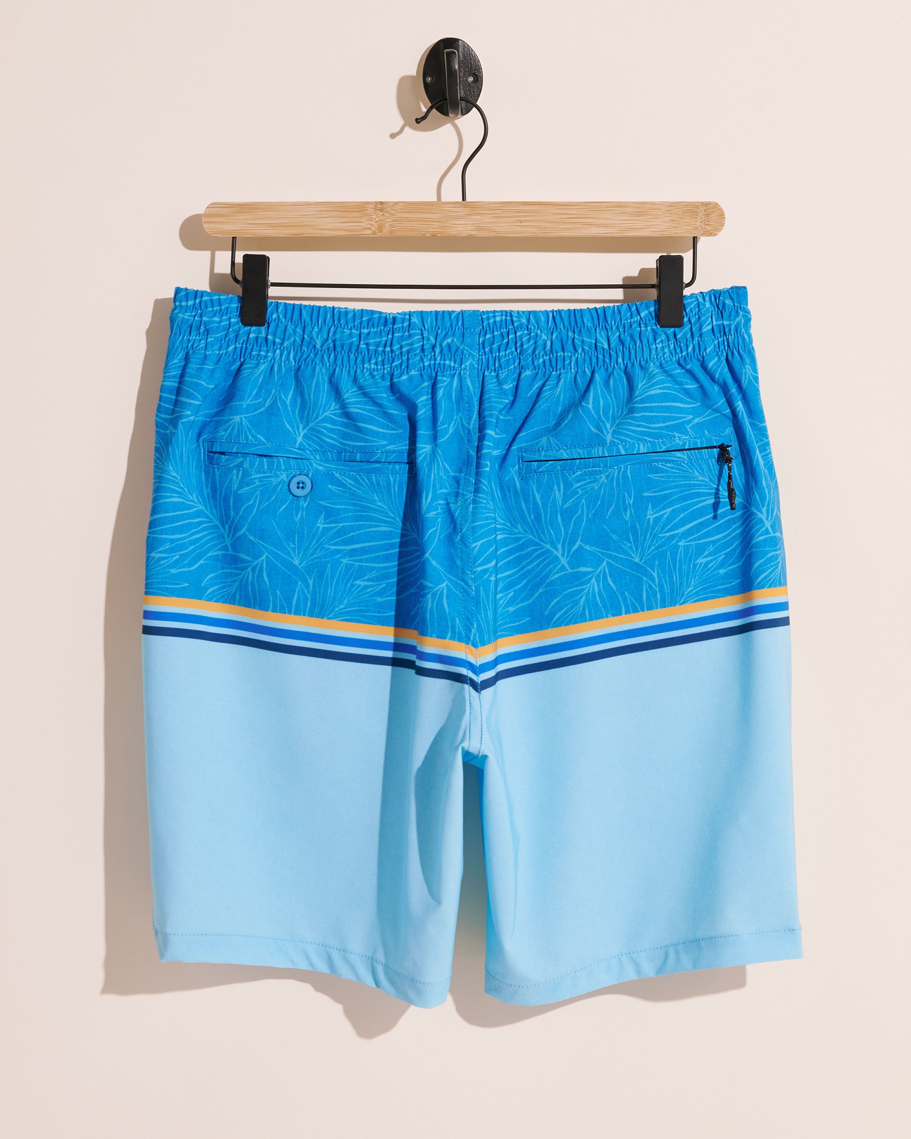 LUCKY ALOHA Peak Mesh Liner Volley Swimsuit Blue PEK1477 - View2