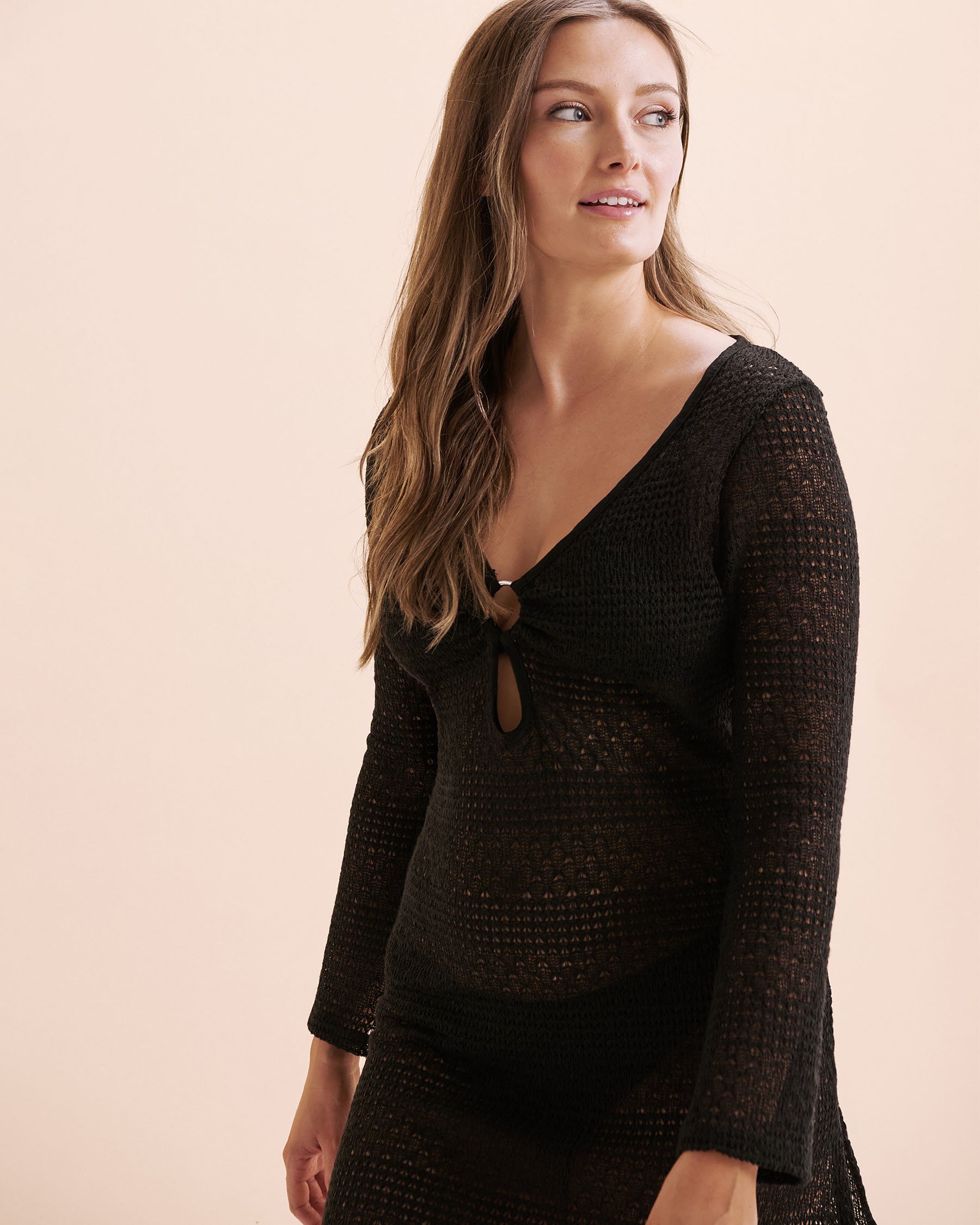 COVER ME Tunique à manches longues Mallorca Noir 25027030 - Voir4