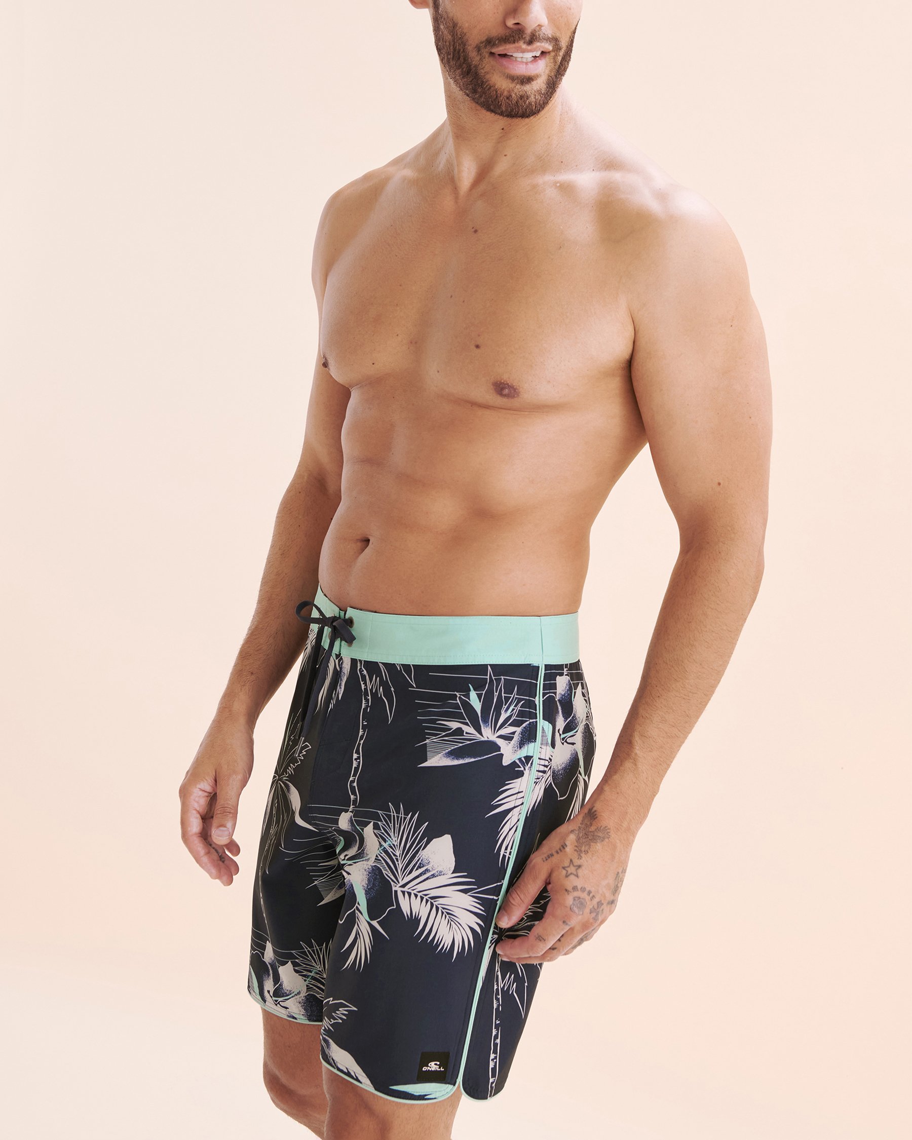 O'NEILL Maillot Boardshort Hyperfreak Mysto Scallop 19'' Bleu Marin SP5106004 - View4