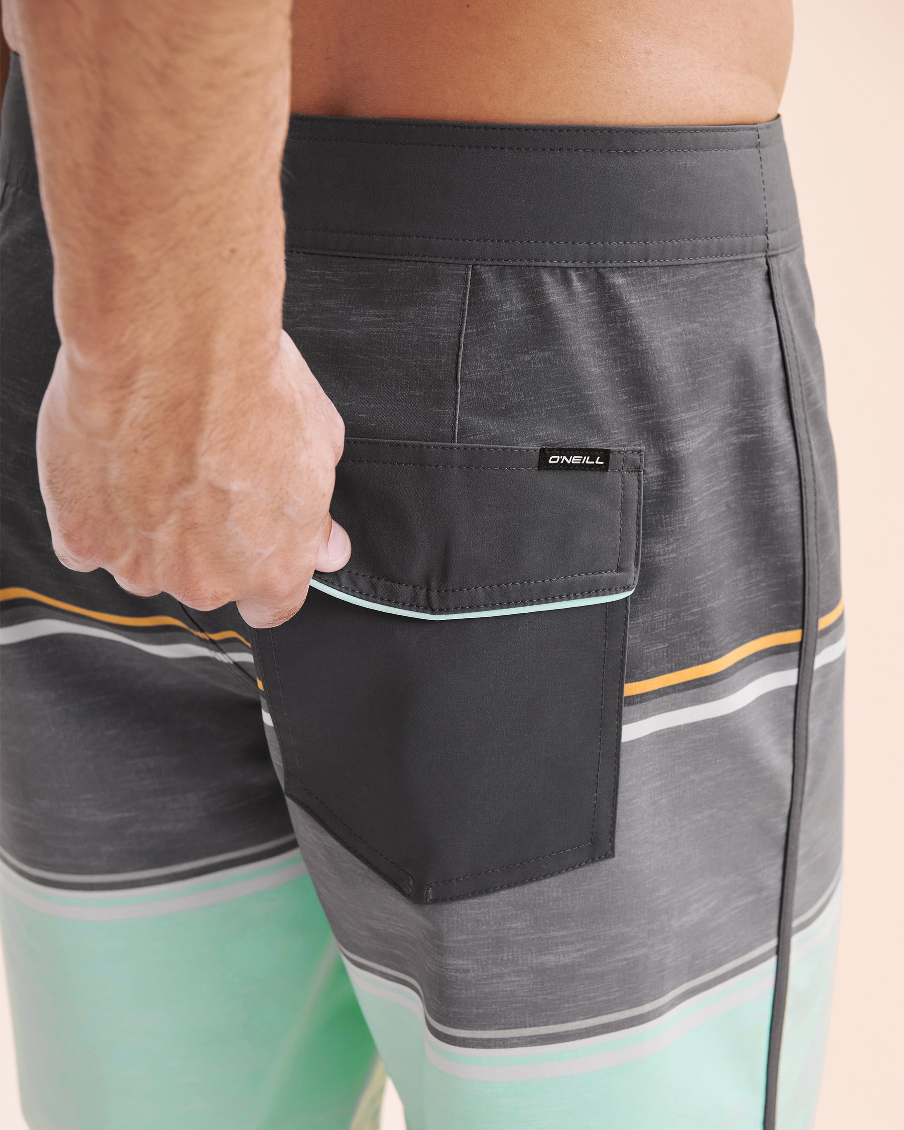 O'NEILL Lennox Scallop 19'' Boardshort Swimsuit Graphite Grey SP5106011 - View3