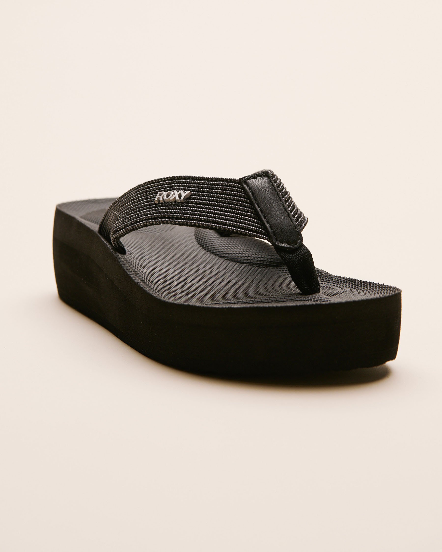 ROXY Sandales compensées Play Day Noir 14039265 - View4
