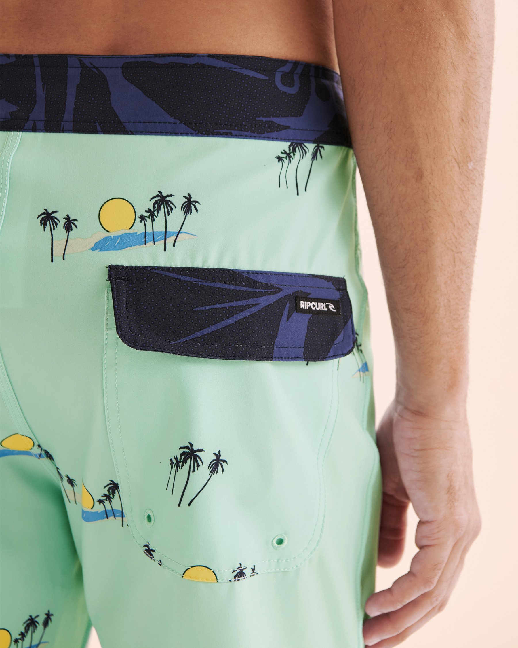 RIP CURL Short AOTS Mirage Cody Welsh Bleu Aqua 0BKMBO - View3