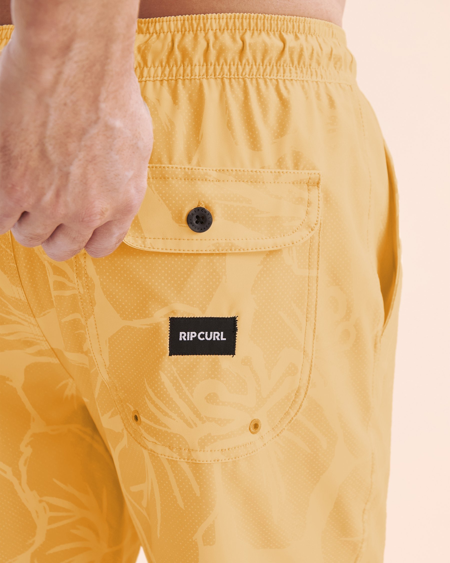 RIP CURL Short de volley AOTS Cody Welsh Jaune 0BPMBO - View3