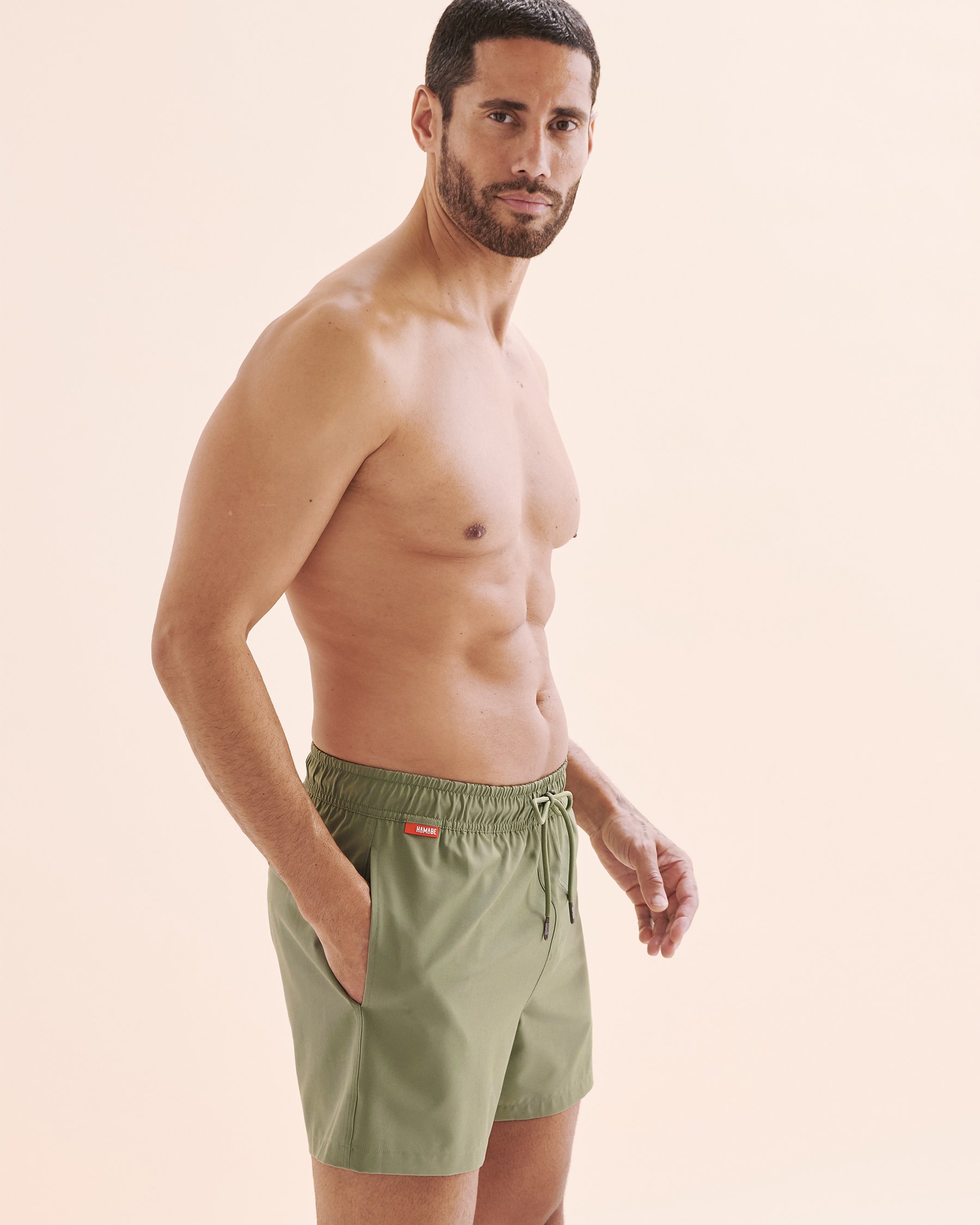 HAMABE Maillot volley avec doublure confort Vert mer 03100053 - Voir5