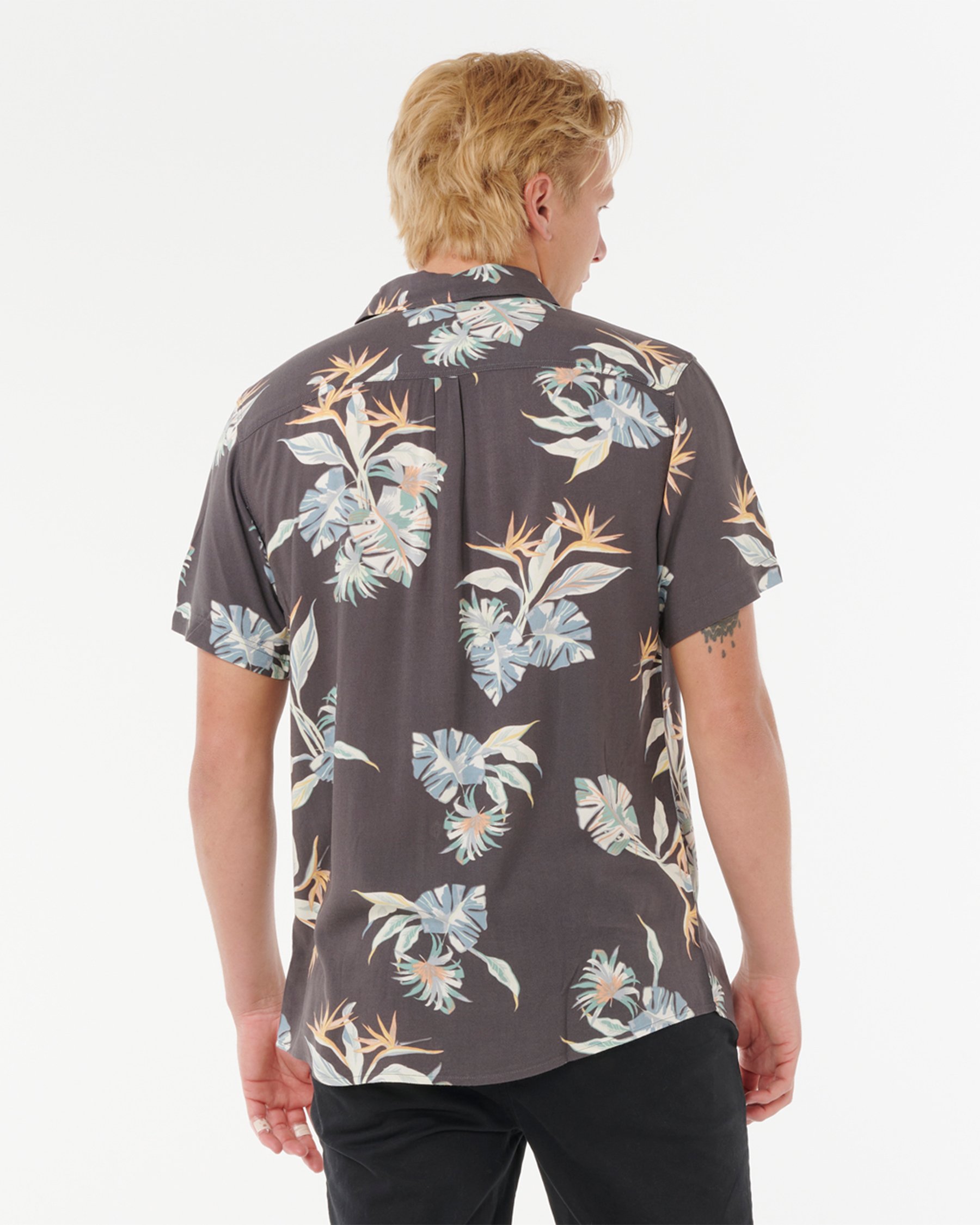 RIP CURL Chemise à manches courtes Fun Times Noir 05HMSH - View3