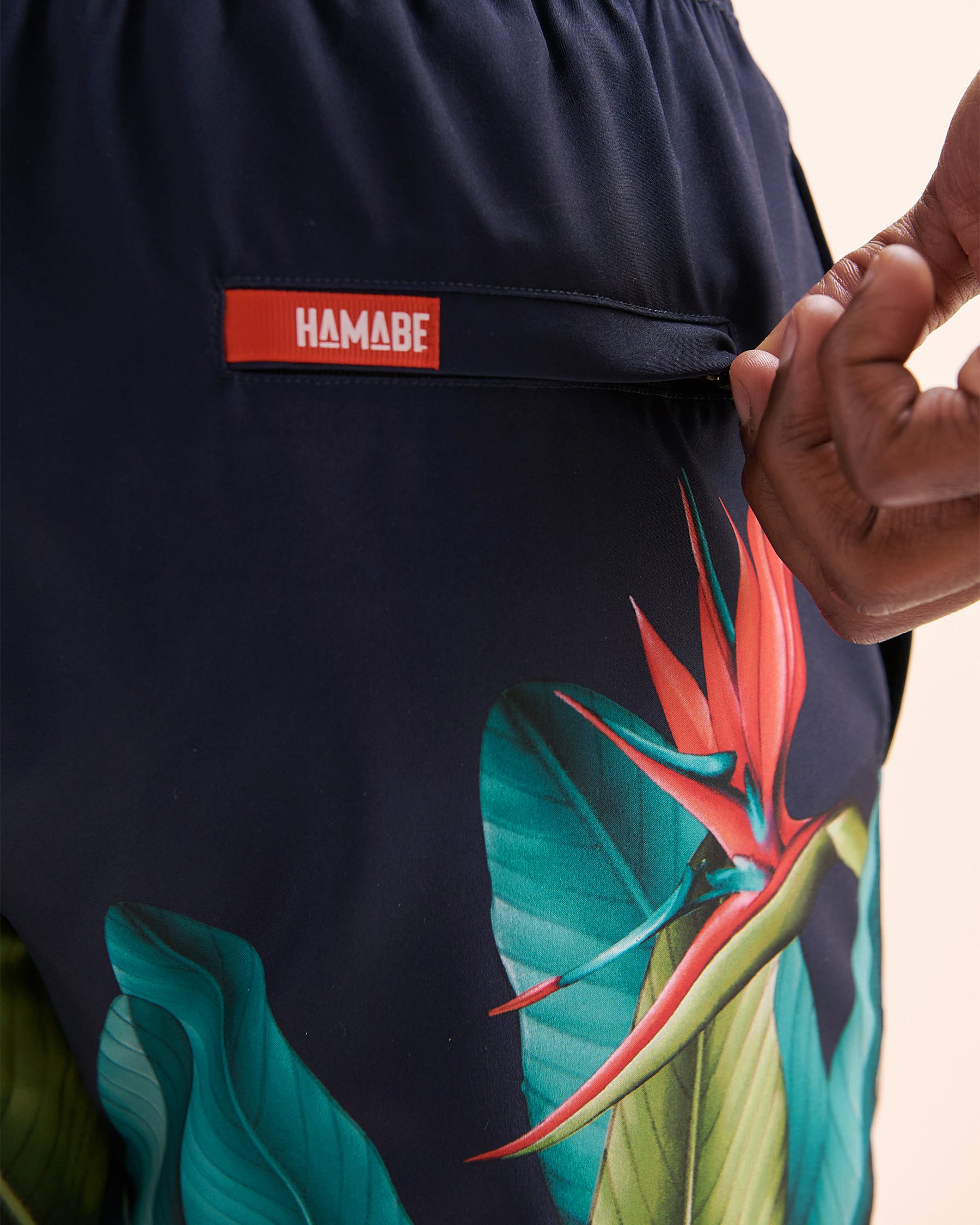 HAMABE Maillot volley à doublure confort Bleu maritime 03100055 - Voir3