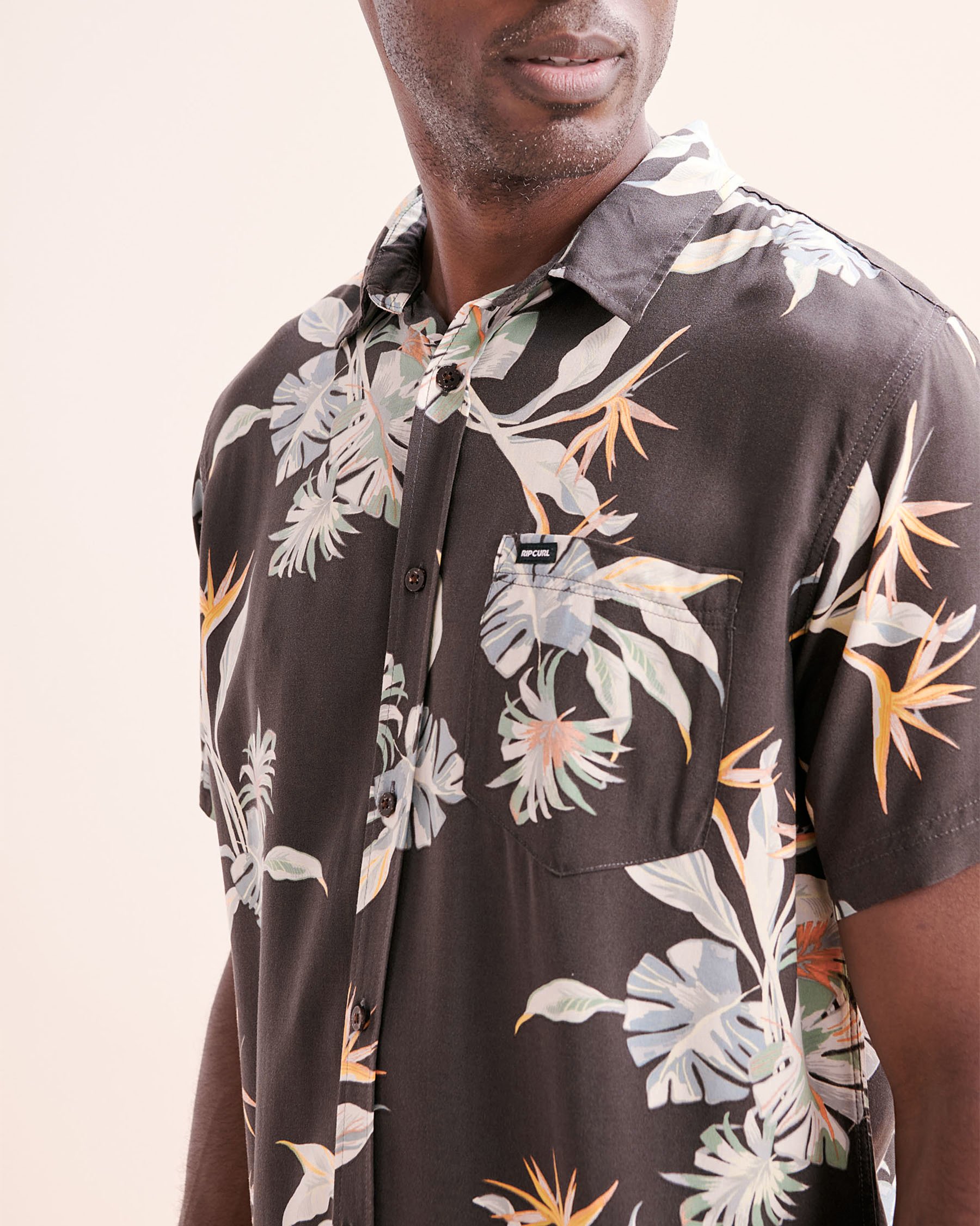 RIP CURL Chemise à manches courtes Fun Times Noir 05HMSH - Voir3