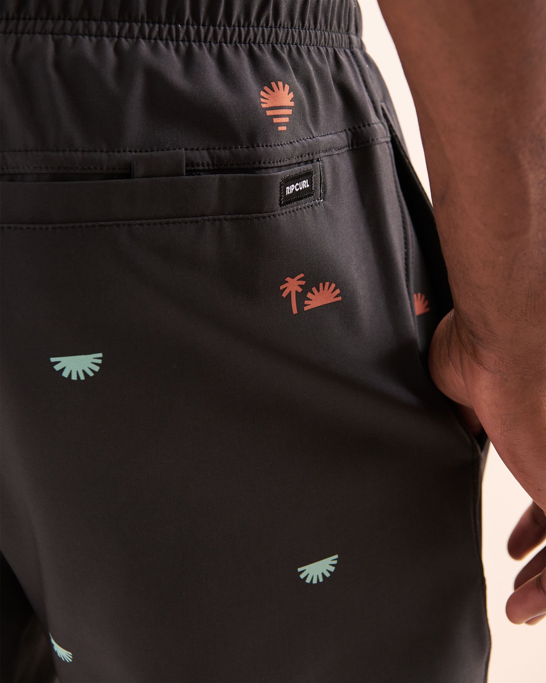 RIP CURL Fun Times Volley Simwsuit Black 09GMBO - View3