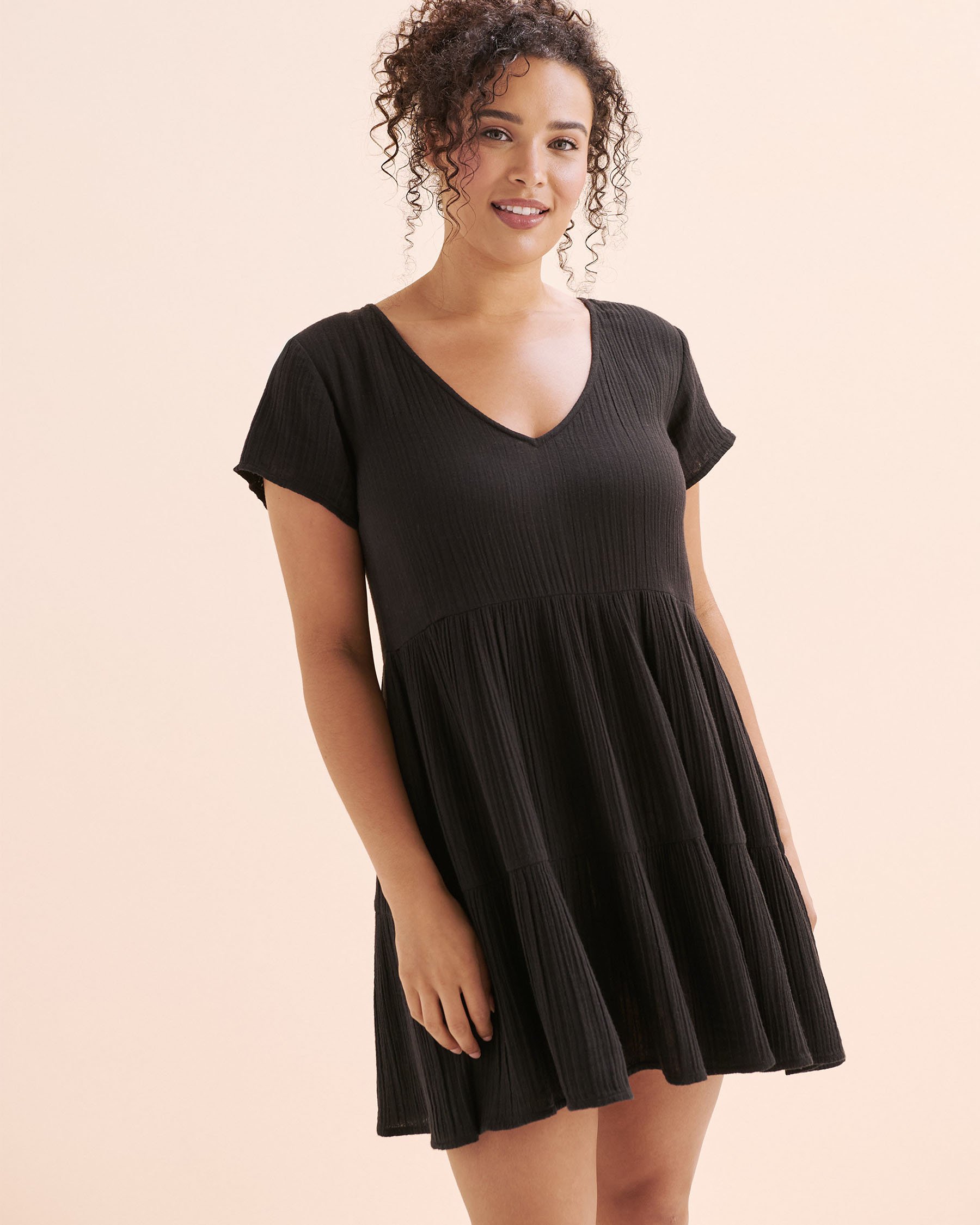 RIP CURL Premium Surf Short Sleeves Dress Black 08GWDR - View1