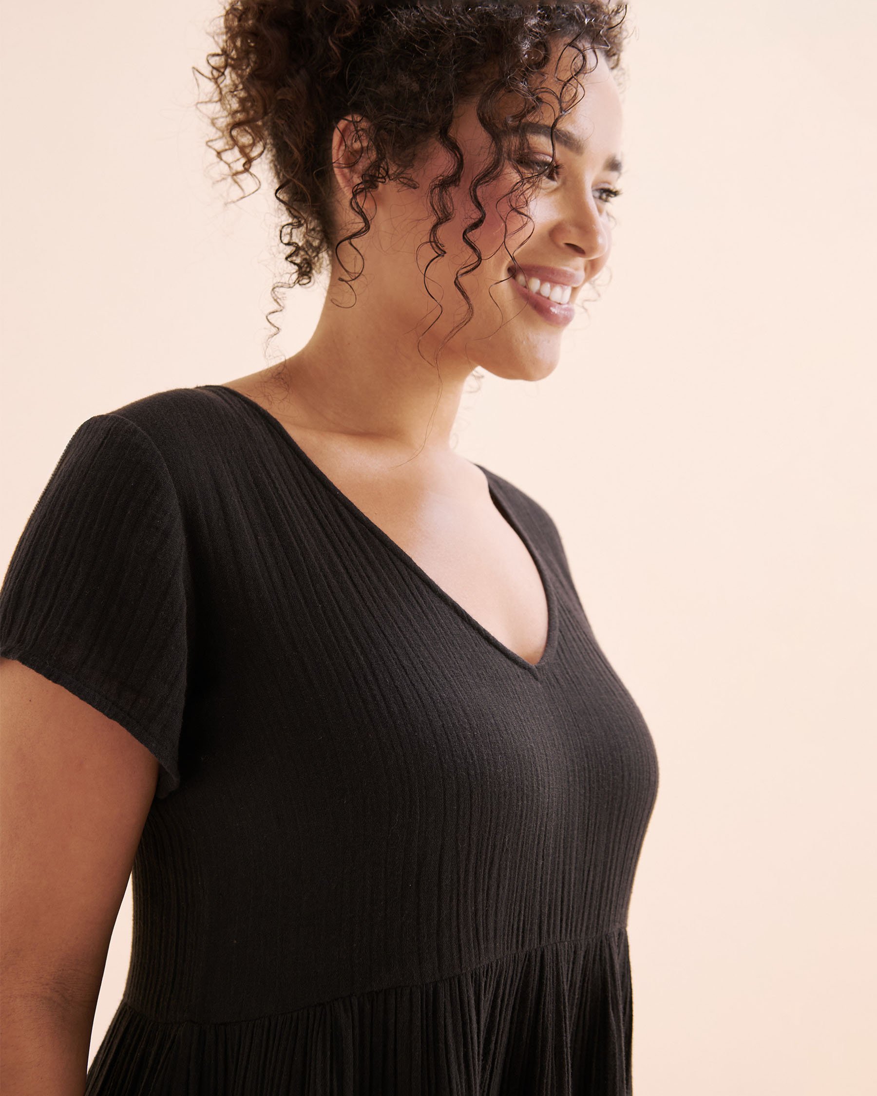 RIP CURL Premium Surf Short Sleeves Dress Black 08GWDR - View3