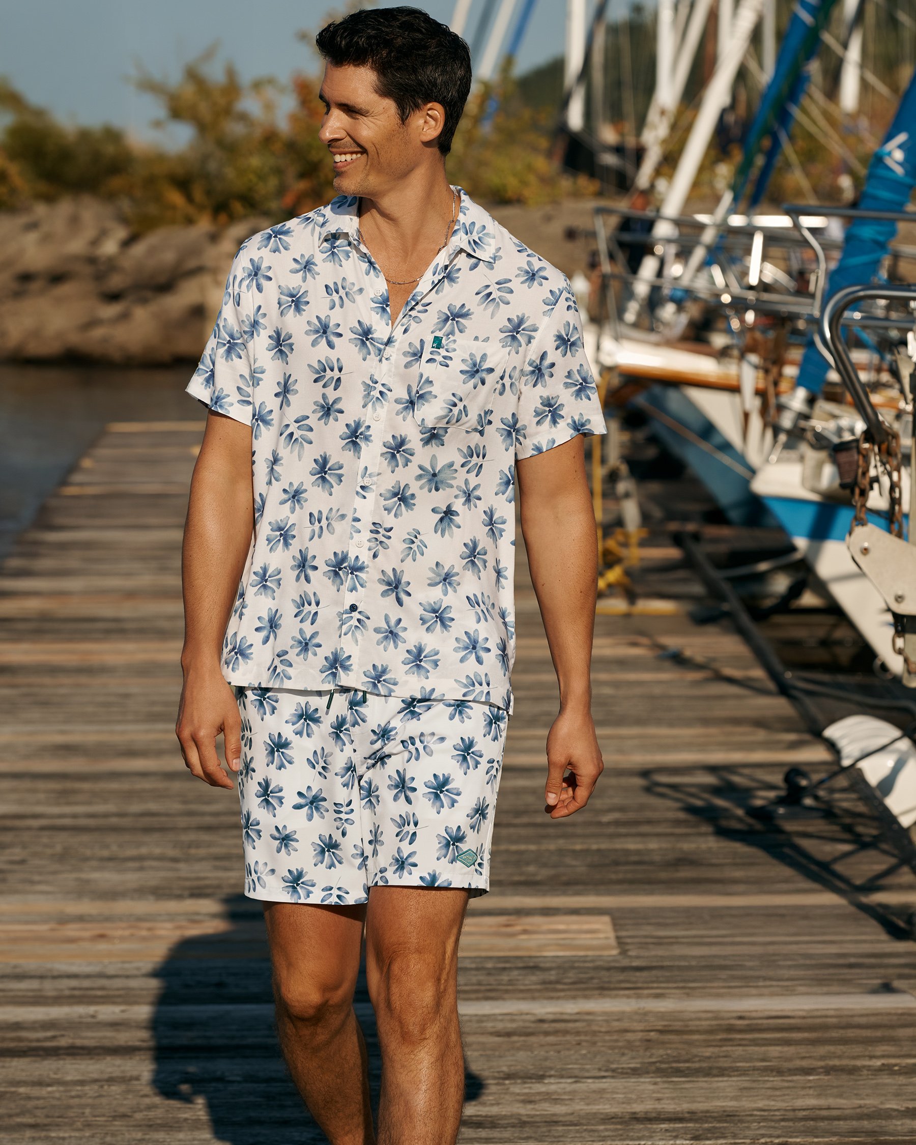 SHORELINE SEVEN Short Sleeves Shirt White 04100037 - View1