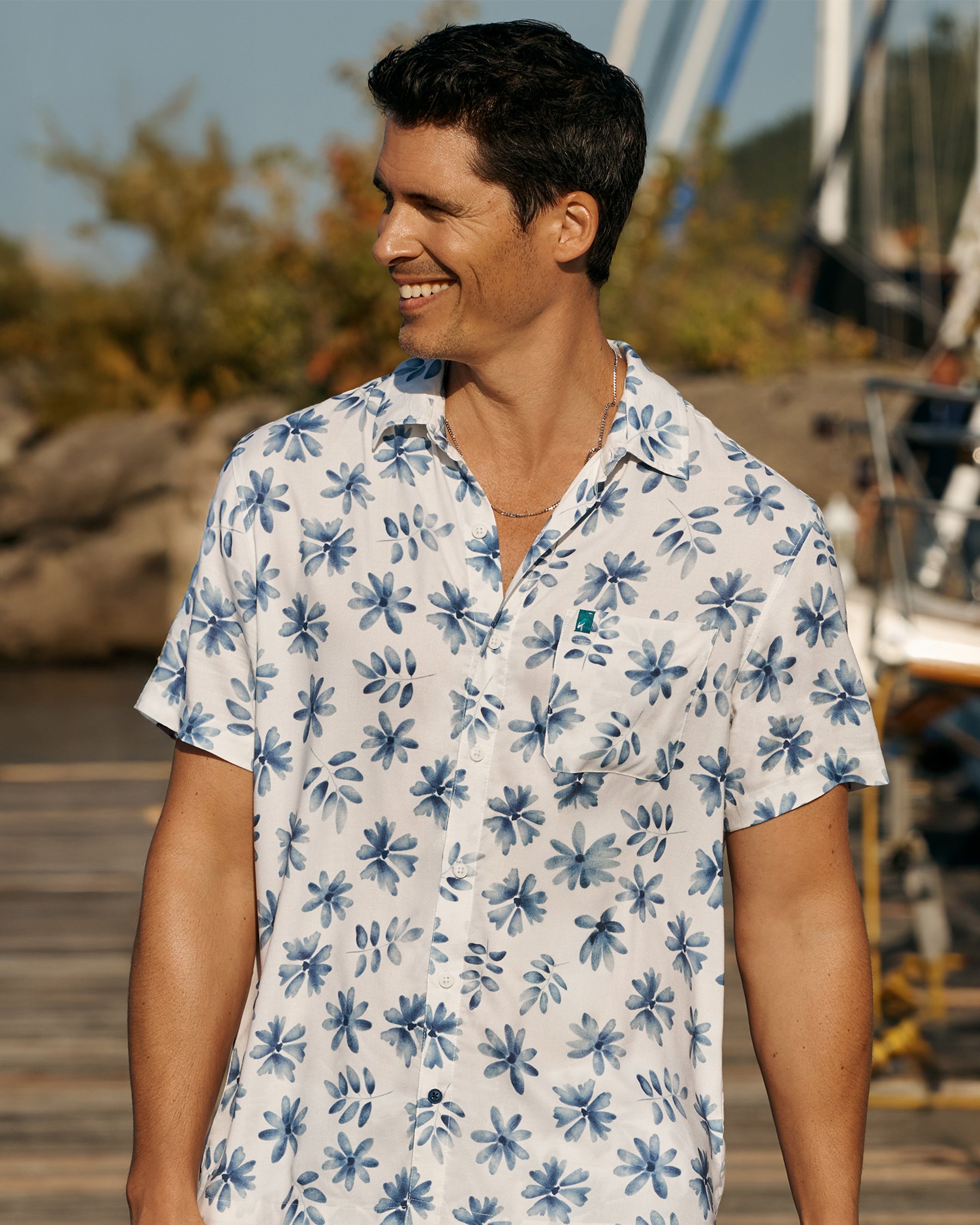 SHORELINE SEVEN Short Sleeves Shirt White 04100037 - View1