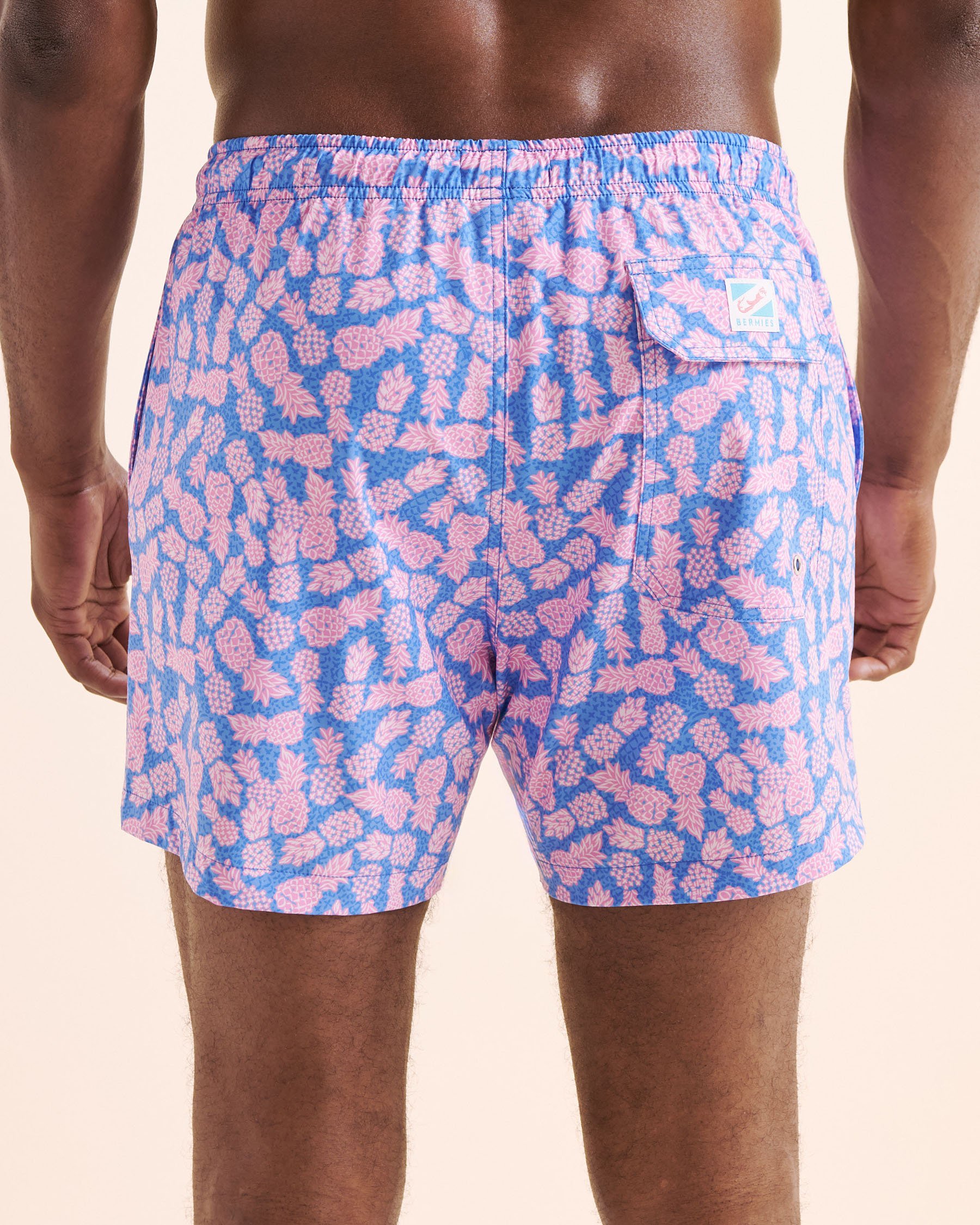 BERMIES Maillot classique ananas avec doublure en filet Bleu PNE3.0-CLAL BERMIES Maillot classique ananas avec doublure en filet Bleu PNE3.0-CLAL - View2