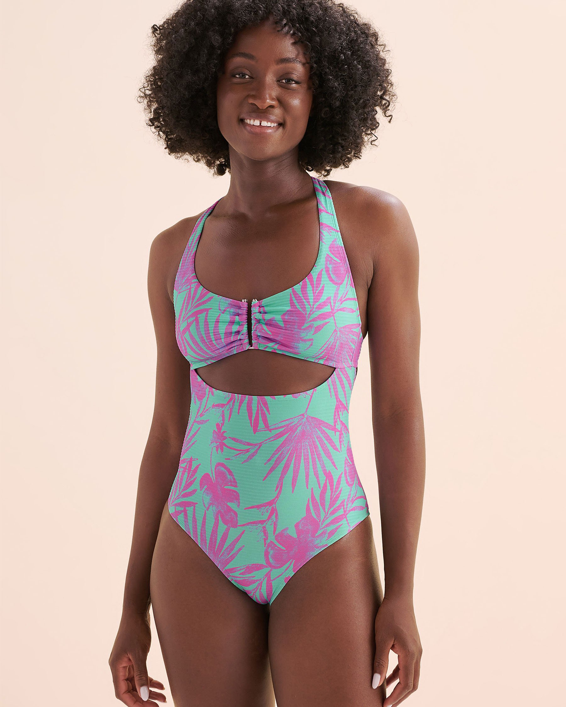 BODY GLOVE Azores Eleonore Cut-out One-Piece Swimsuit Green and purple 3967442 BODY GLOVE Azores Eleonore Cut-out One-Piece Swimsuit Green and purple 3967442 - View5