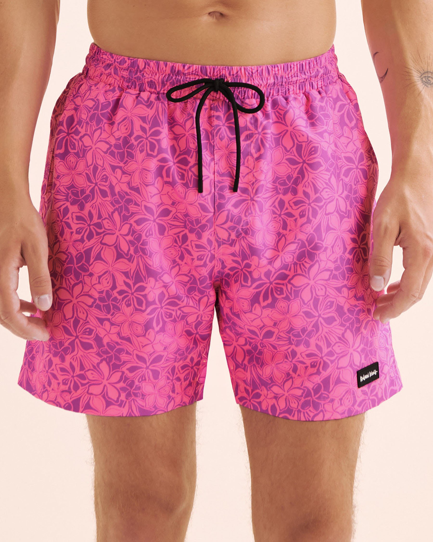 KULANI KINIS Maillot volley Bubble Berry Rose et mauve TRUNK110BUBE - View1