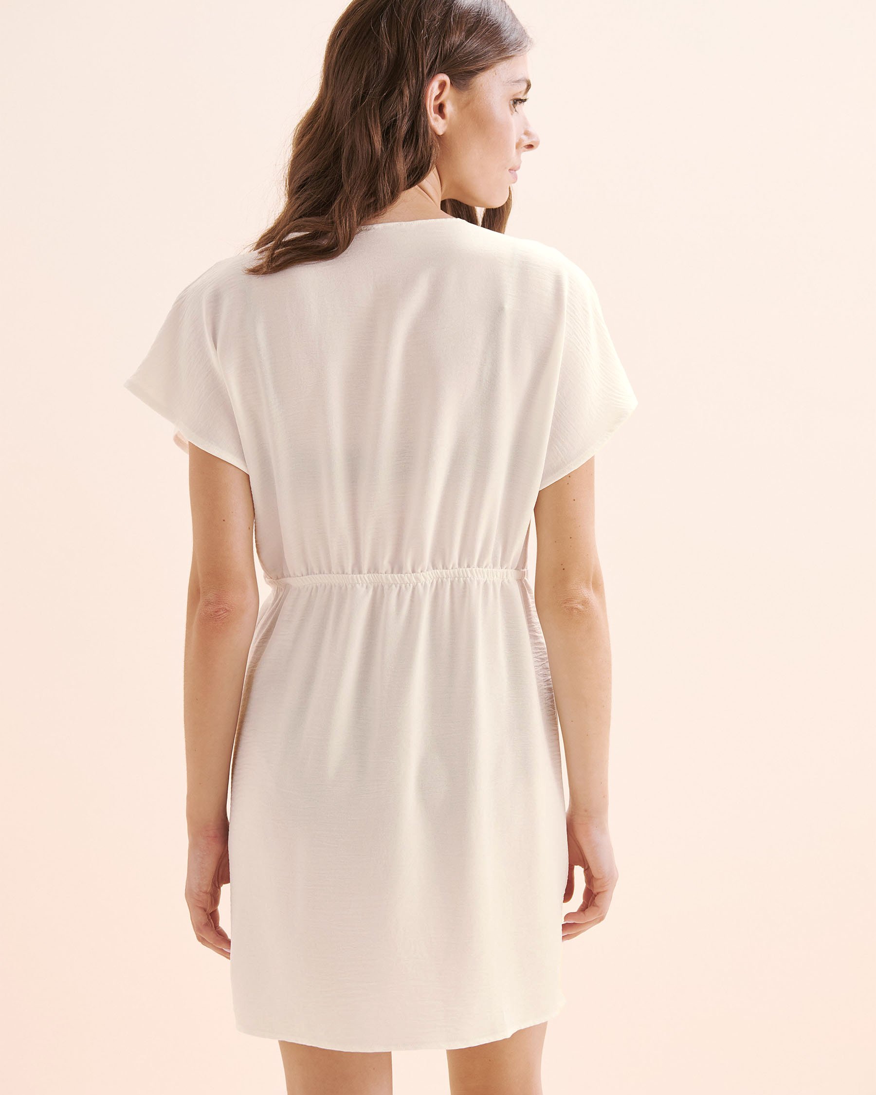 COVER ME Robe à manches courtes Melrose Flo Blanc 26022573 - View2