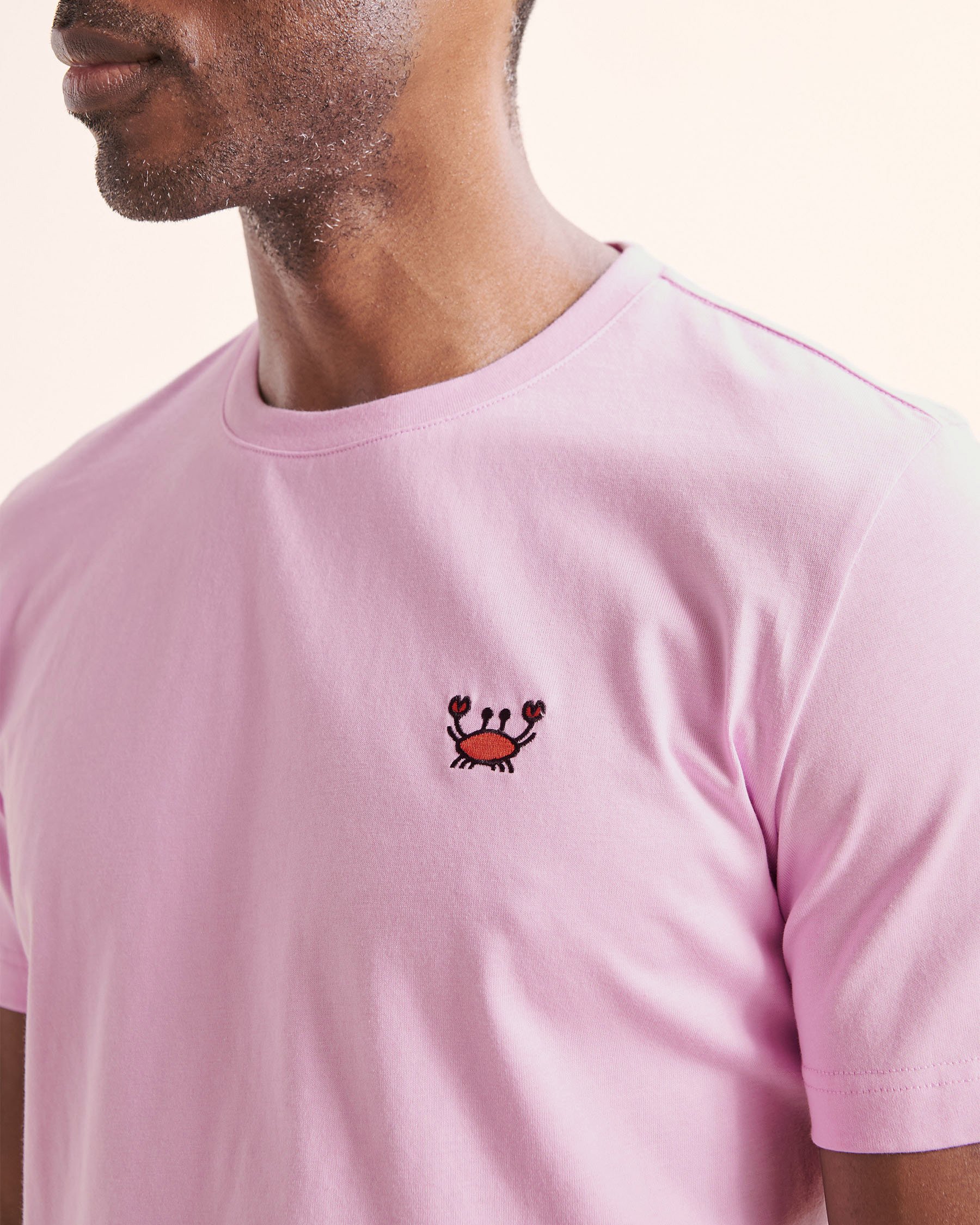 BERMIES Crab T-shirt Pink PKCRAB-TSH - View3