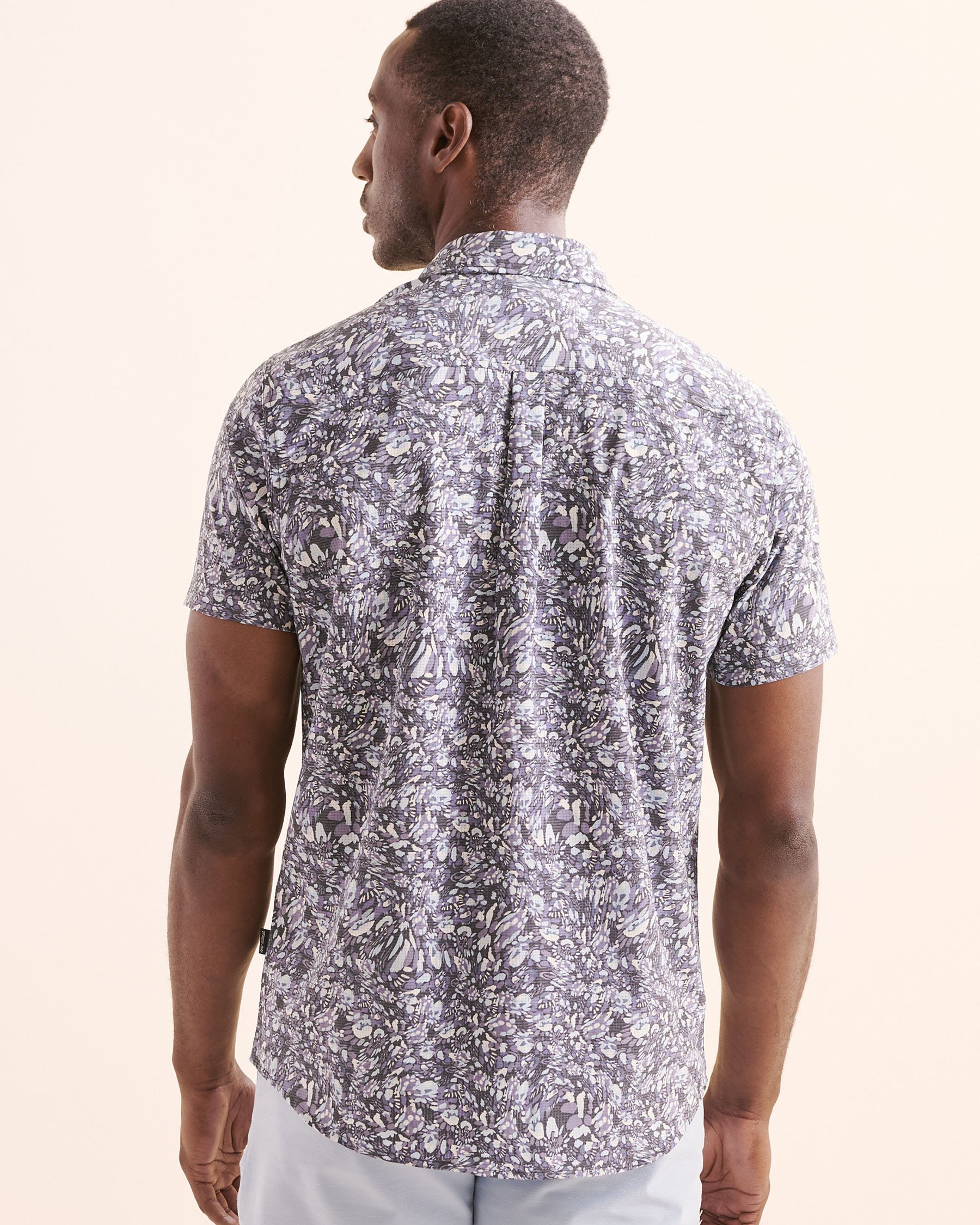 RIP CURL Chemise à manches courtes Aerotech Fun Times Bleu et blanc 05GMSH - View2