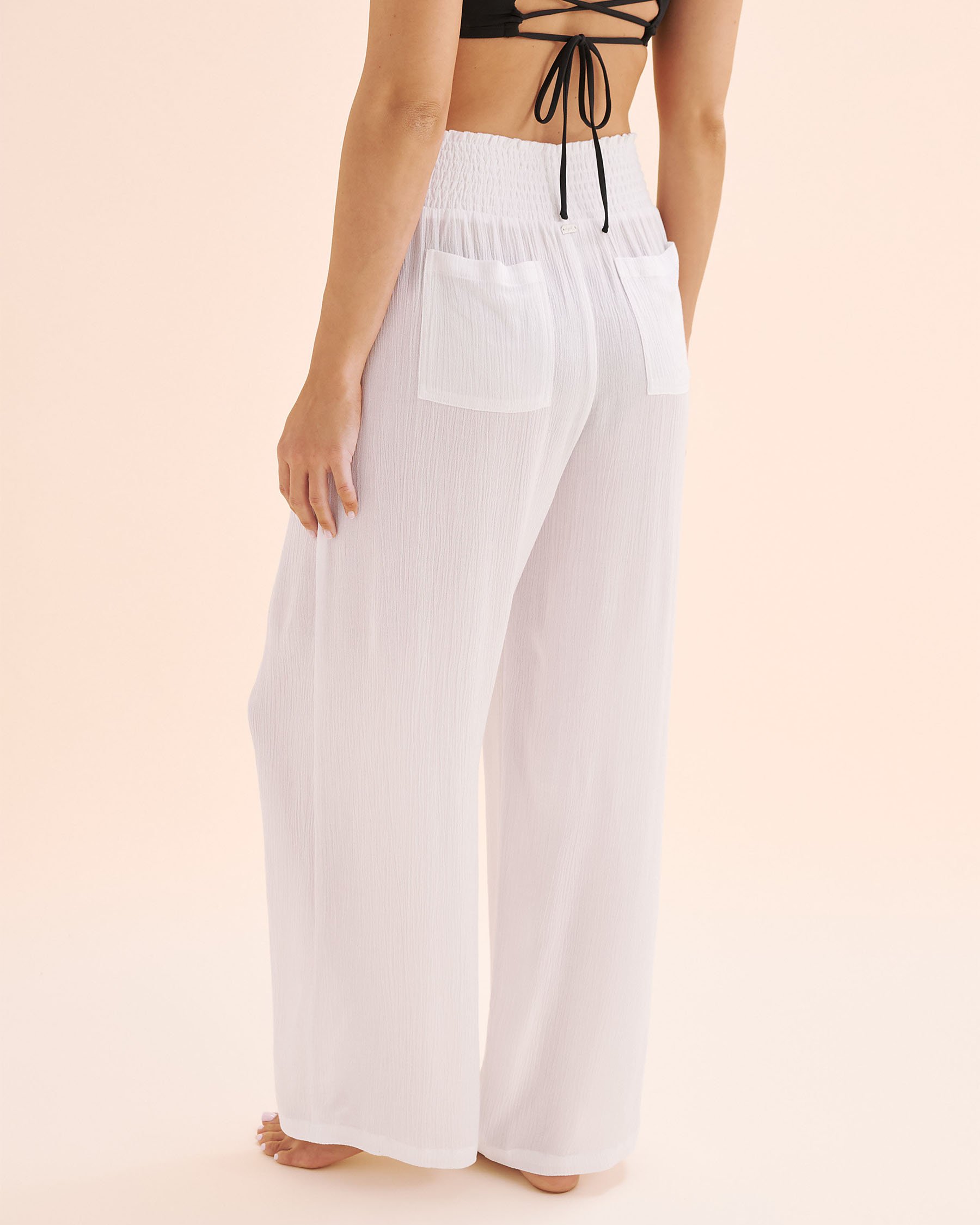 TROPIK Gauze Pants White 02200101 - View2