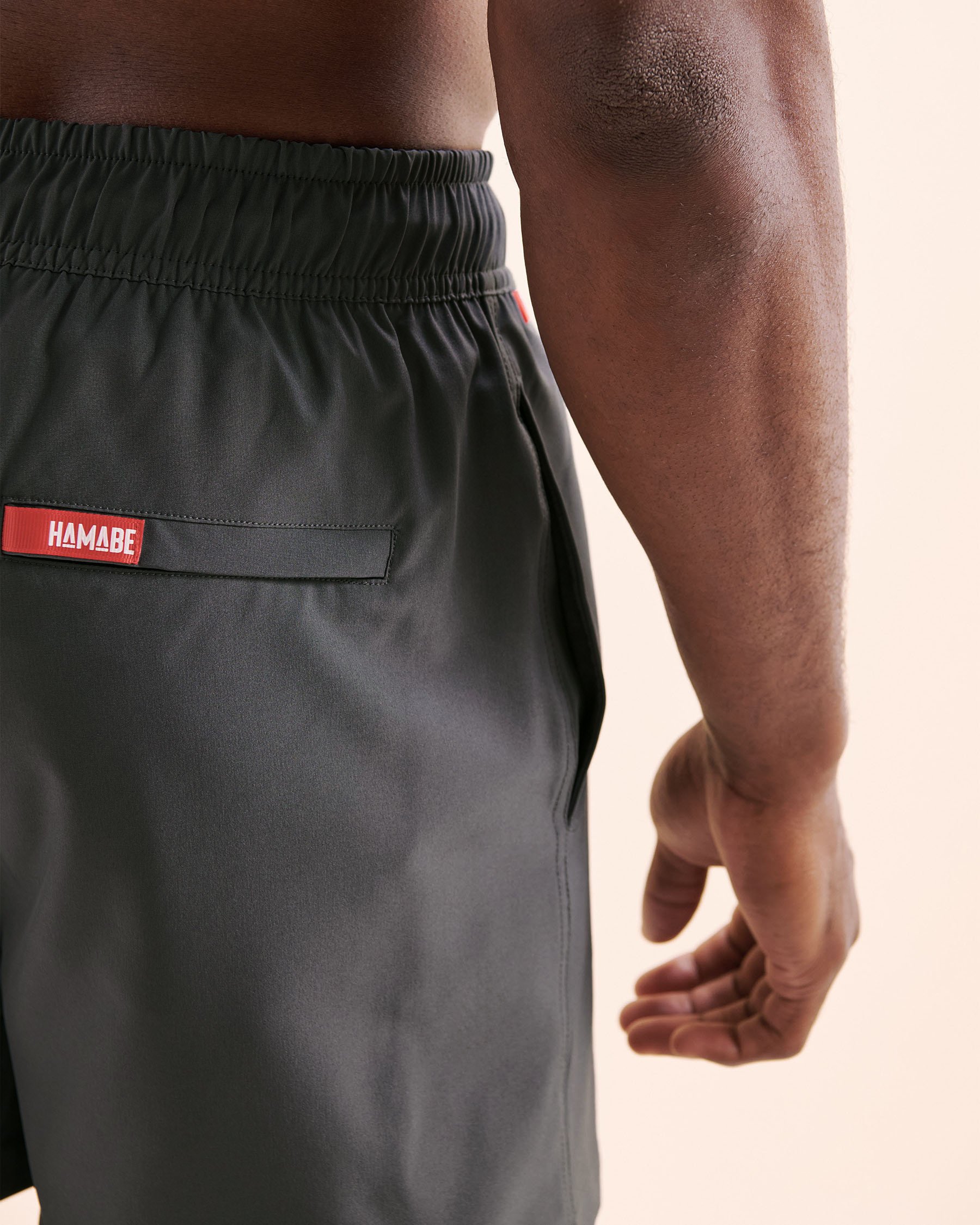 HAMABE Maillot volley avec doublure de compression Gris 03100060 - View4