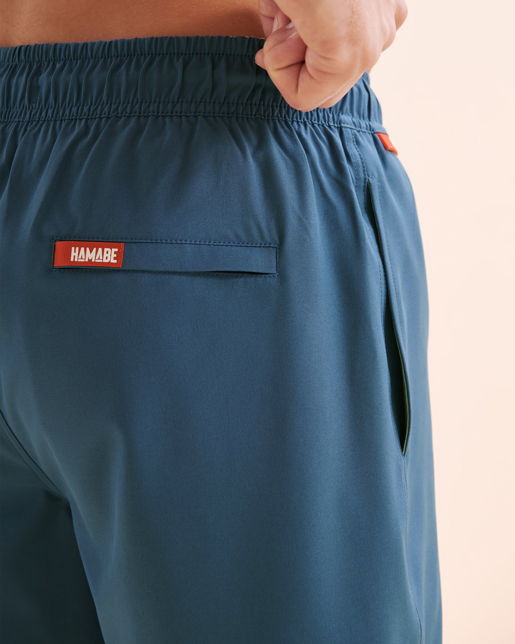 HAMABE Maillot volley avec doublure de compression Bleu 03100060 - View4