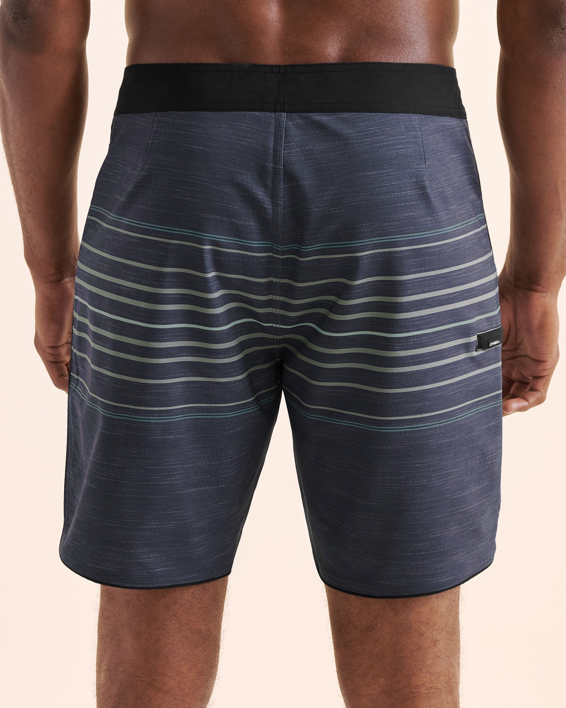 O'NEILL Hyperfreak Heat Stripe Scallop Boardshort Swimsuit Navy Blue SP5106032 - View2