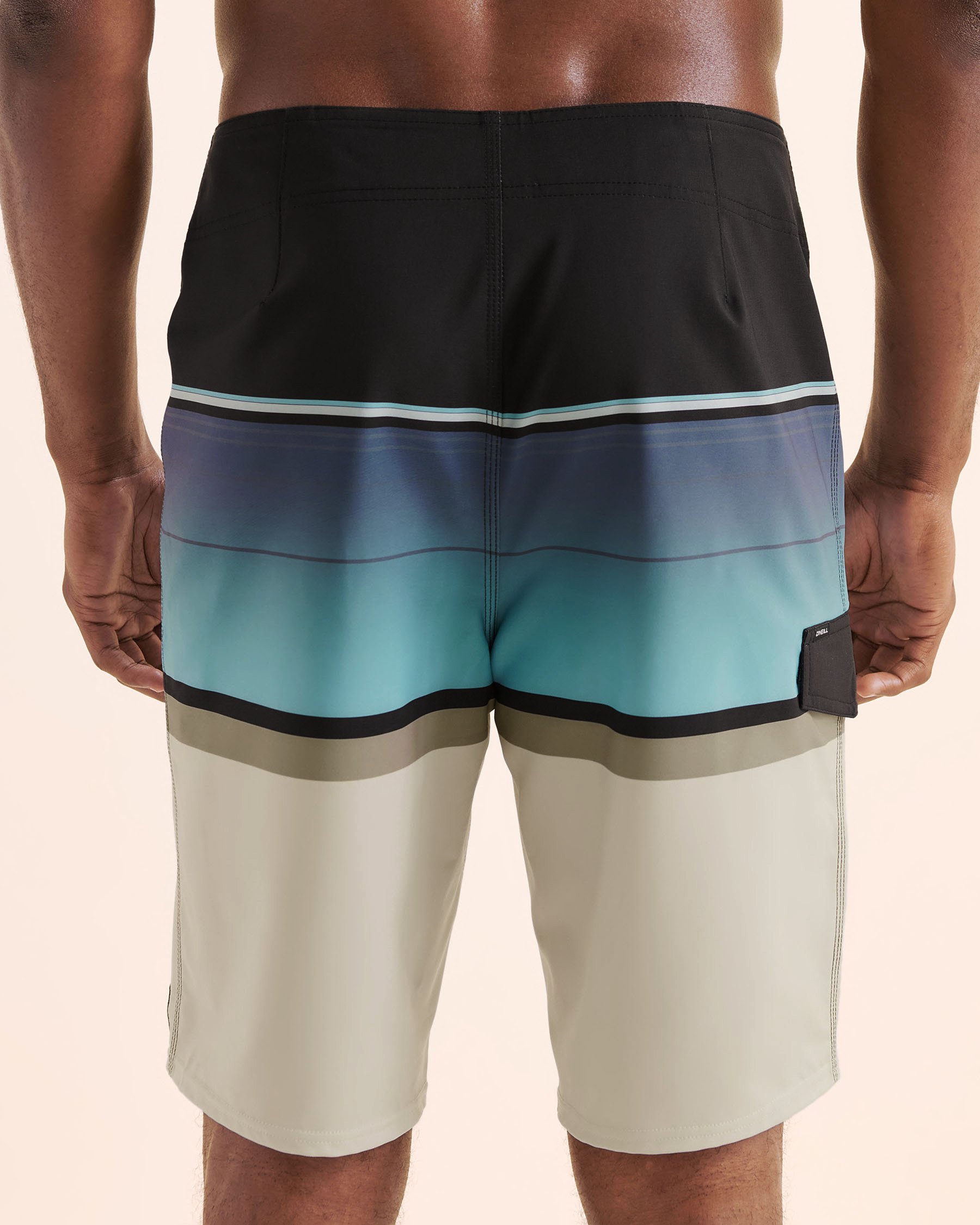 O'NEILL Lennox Stripe 21 Boardshort Swimsuit Black , white, blue SP5106012 - View2