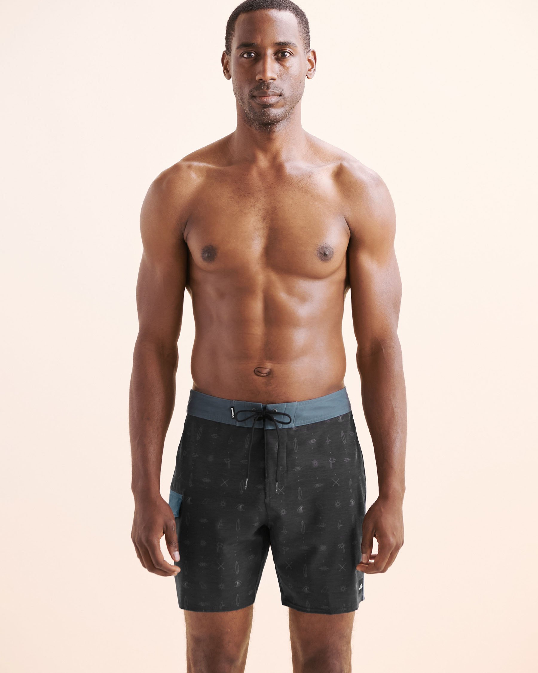 O'NEILL Lineup 17 Boardshort Swimsuit Black and blue SU5106006 - View5