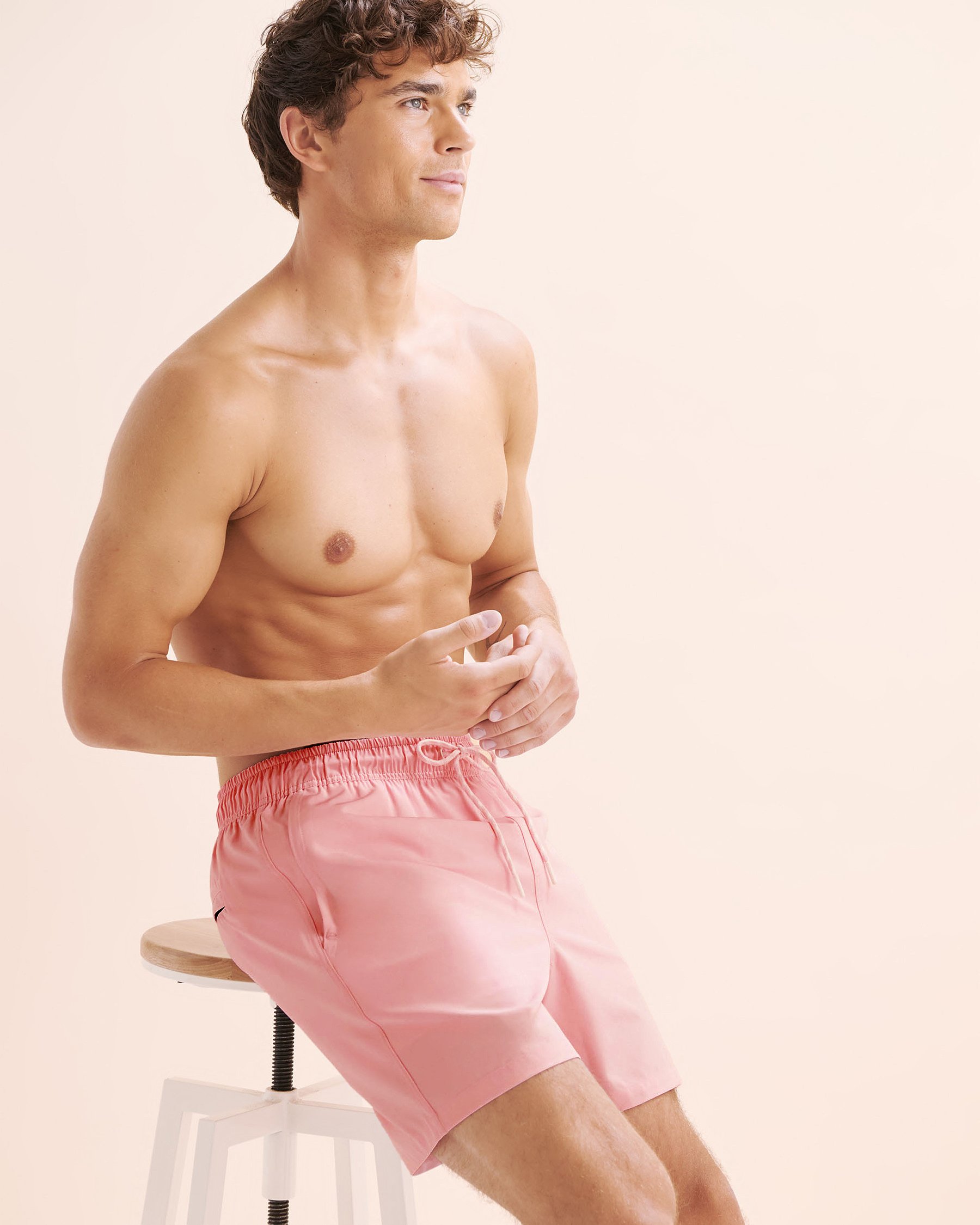 SHORELINE SEVEN Long Liner Volley Swimsuit Orchid Pink 03100058 - View10