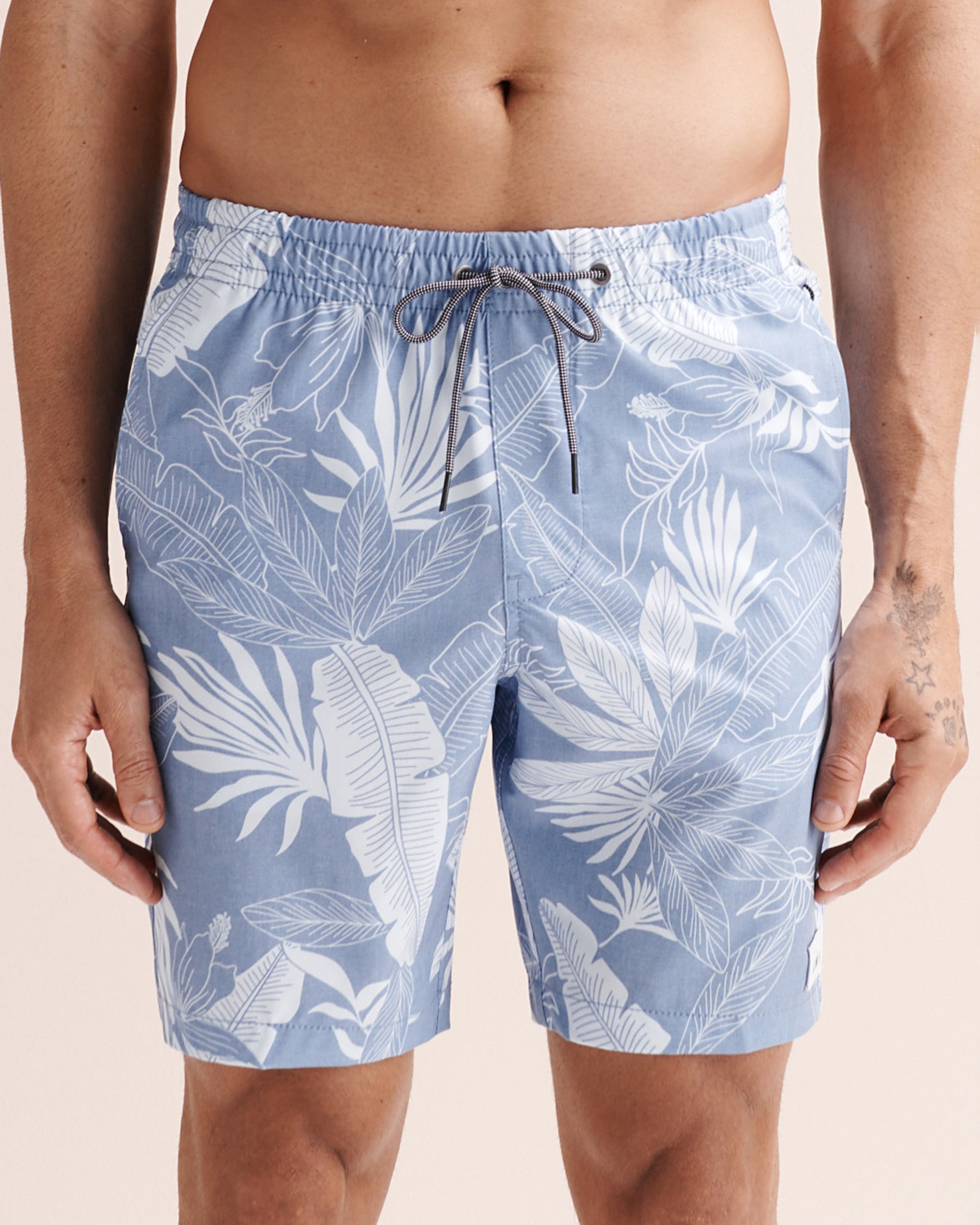 LUCKY ALOHA Maillot volley 18'' avec filet Malu Bleu pâle MAL1018 - View1