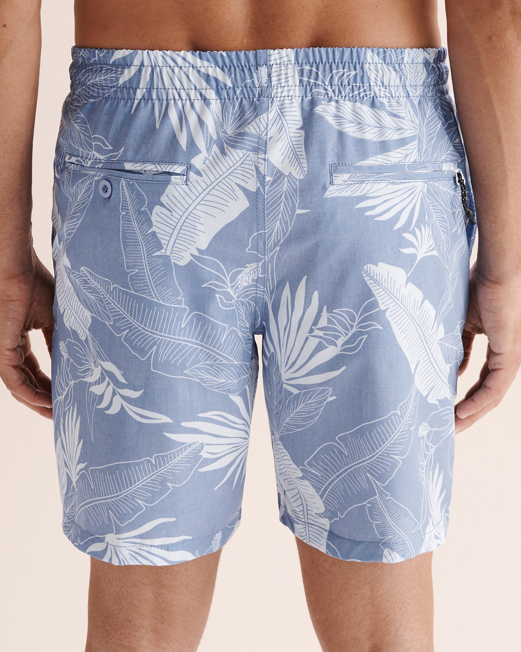 LUCKY ALOHA Maillot volley 18'' avec filet Malu Bleu pâle MAL1018 - View2