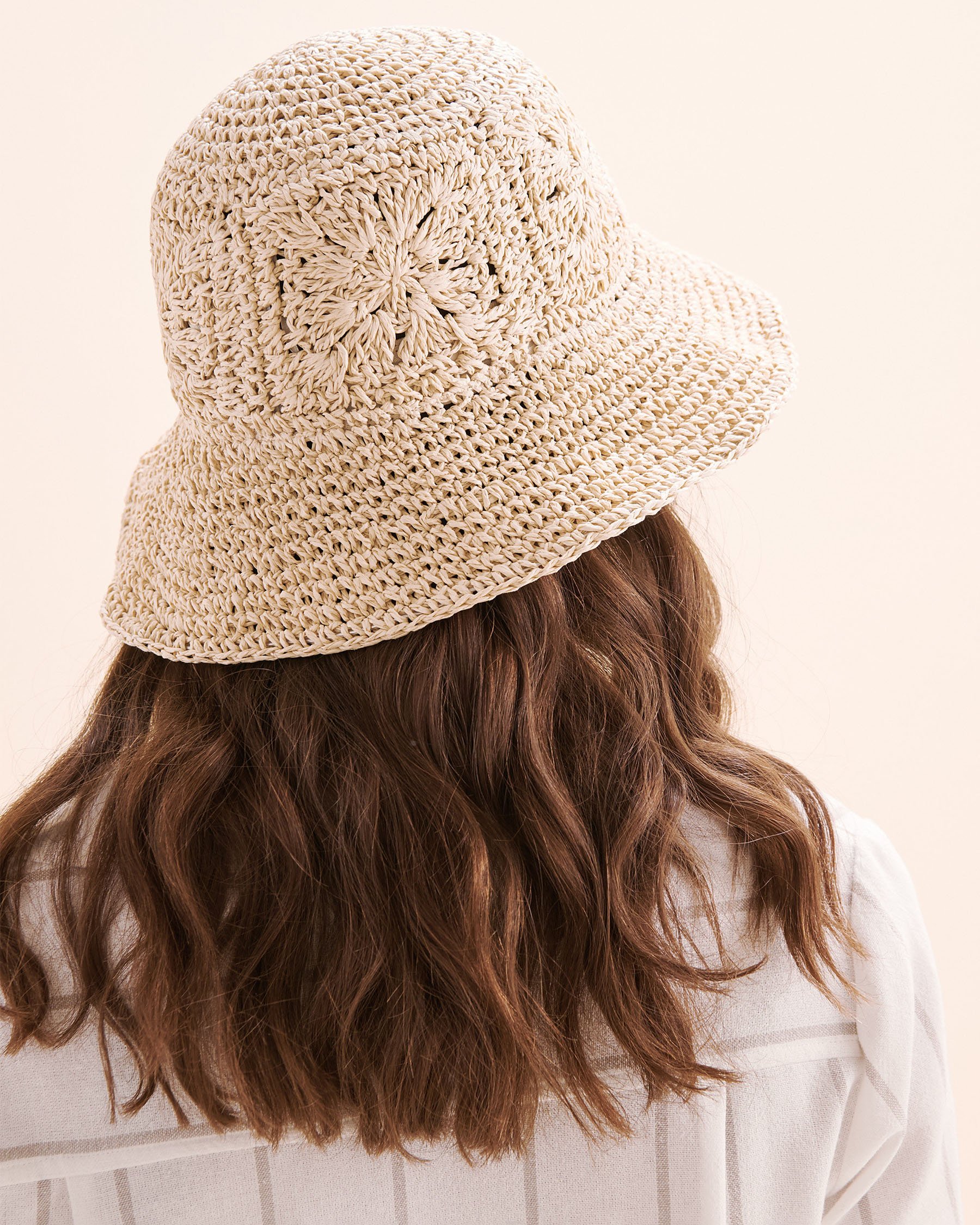 SARAJANE Mouldable Hat Beige 24SJ2090 - View2