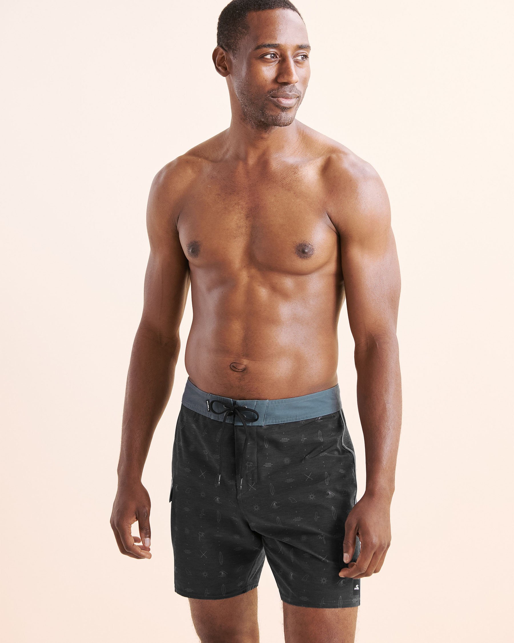 O'NEILL Lineup 17 Boardshort Black and blue SU5106006 O'NEILL Lineup 17 Boardshort Black and blue SU5106006 - View4