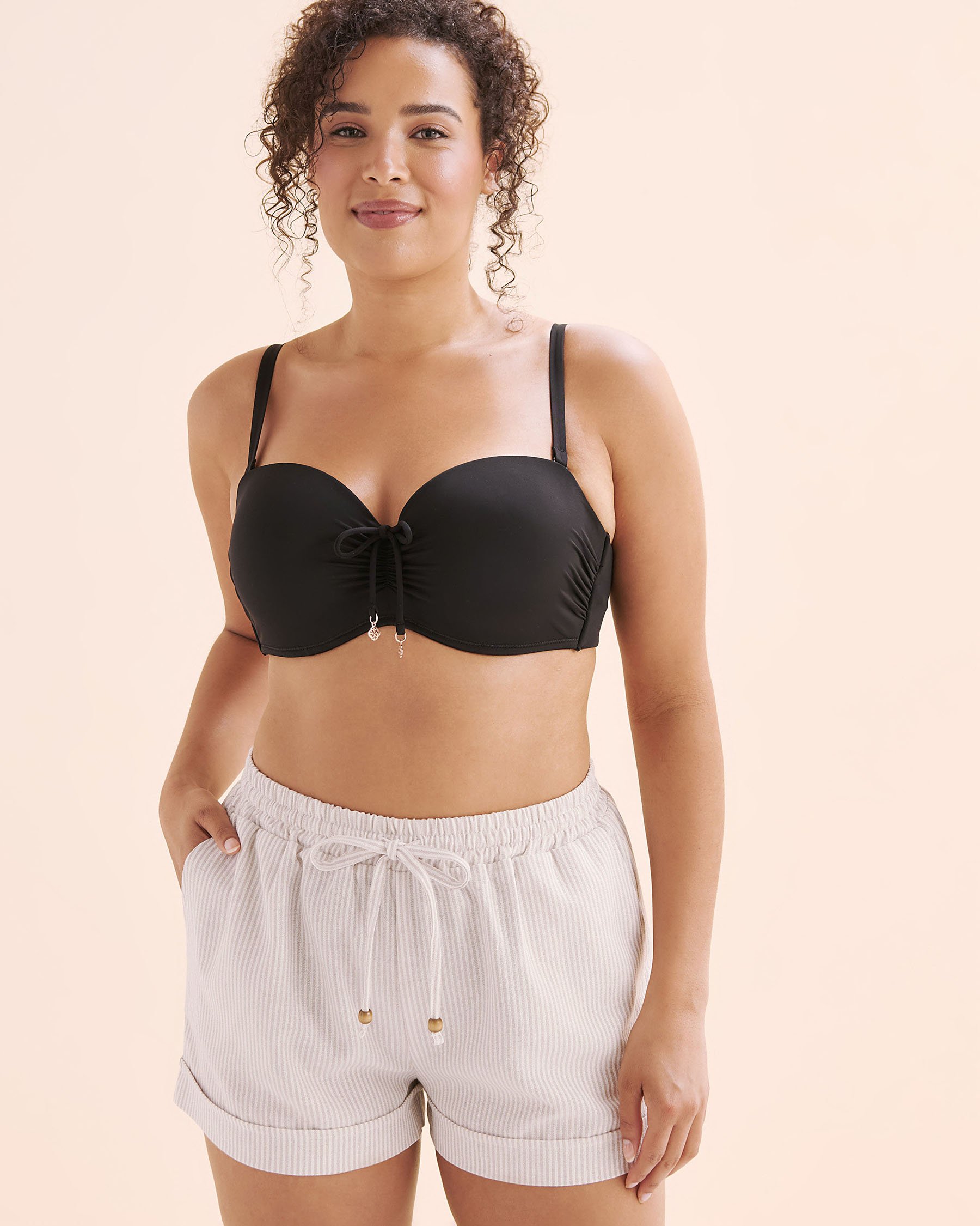 OFF THE BEACH Beach Striped Short Beige stripes 02200098 OFF THE BEACH Beach Striped Short Beige stripes 02200098 - View4