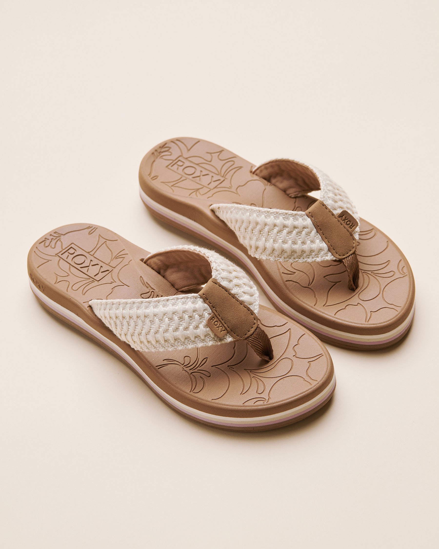ROXY Sandales compensées Colbee Hi Blanc Crème 14039289 - Voir1