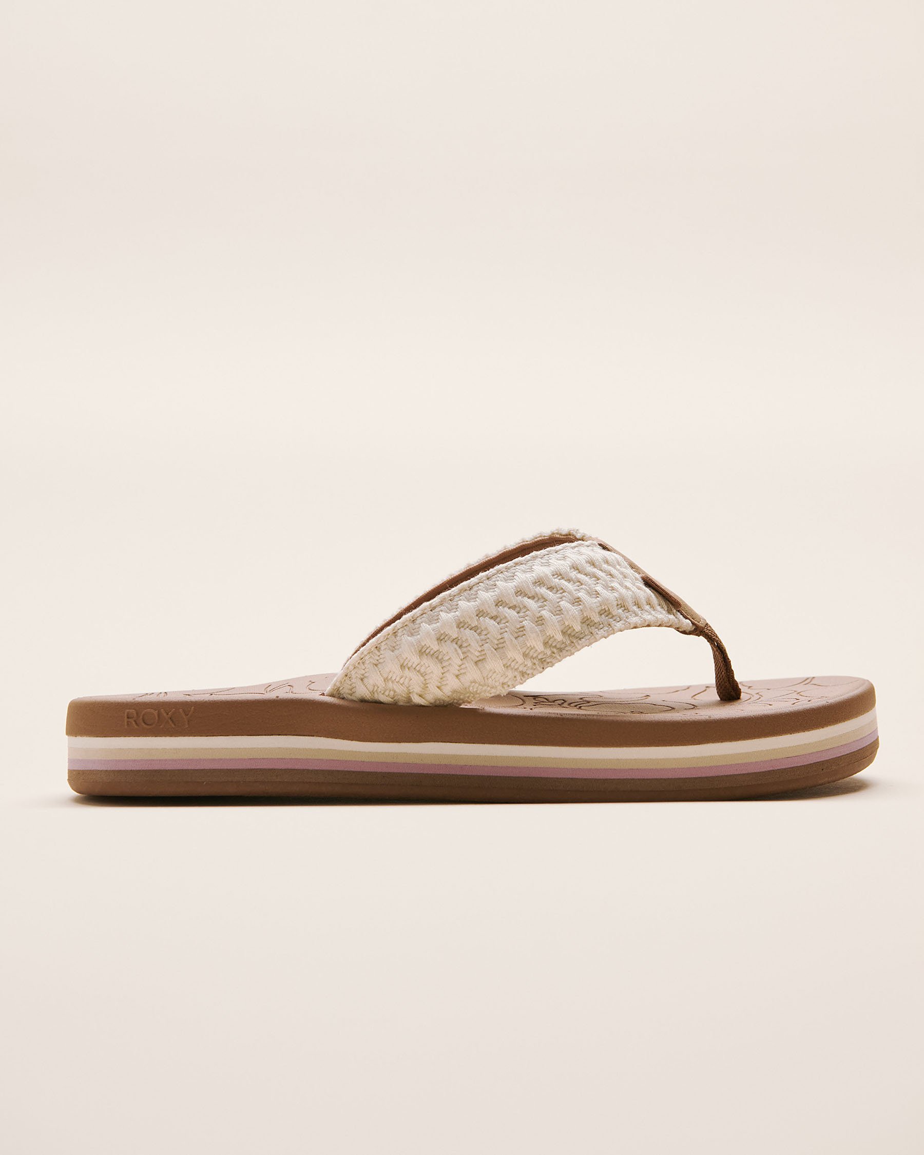 ROXY Sandales compensées Colbee Hi Blanc Crème 14039289 - Voir2