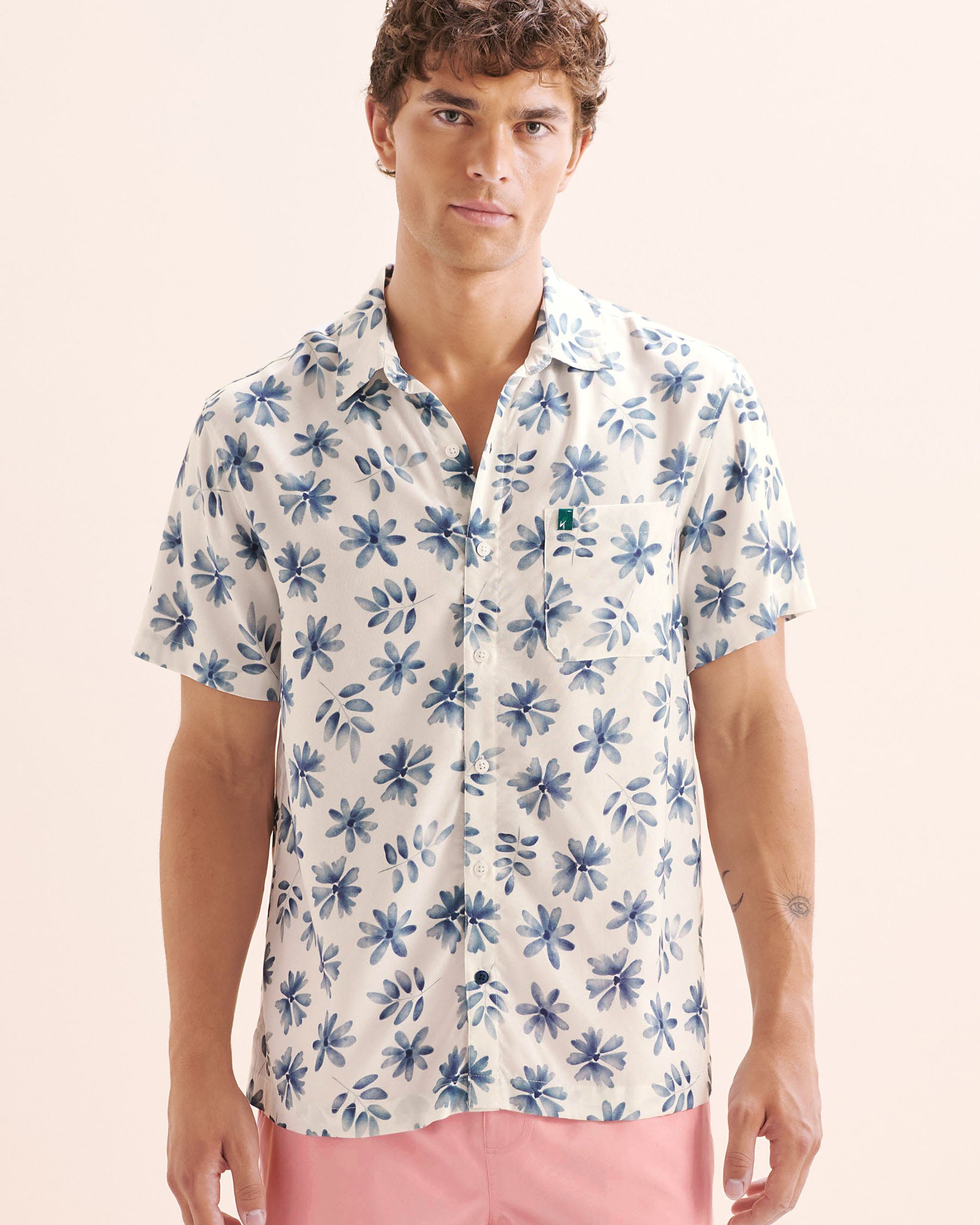 SHORELINE SEVEN Short Sleeves Shirt White 04100037 - View3