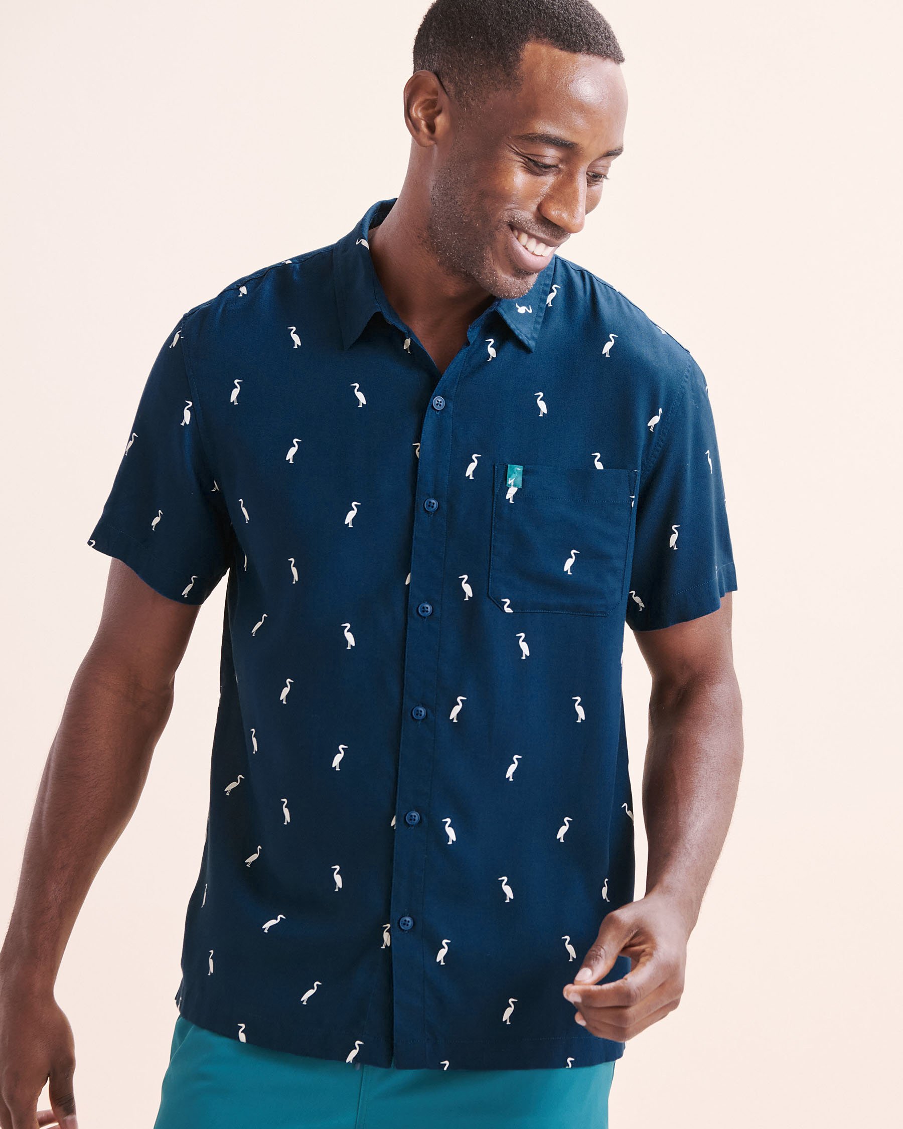 SHORELINE SEVEN Short Sleeves Shirt Poseidon blue 04100037 - View5