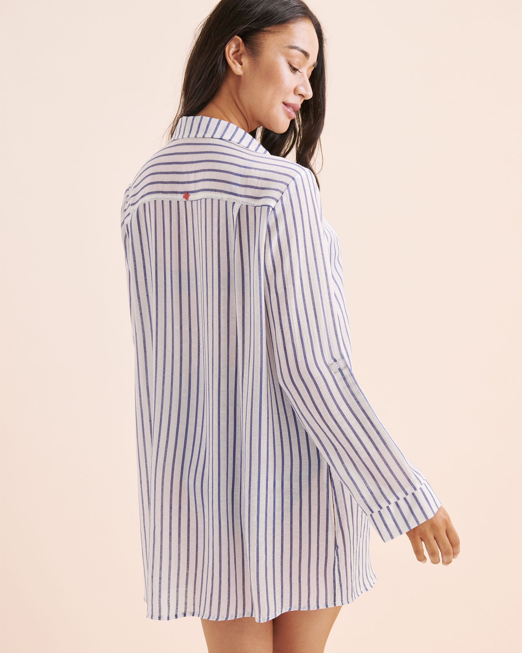 COSTA DEL REY Chemise voile à rayures Rayures bleus 02100043 - View7