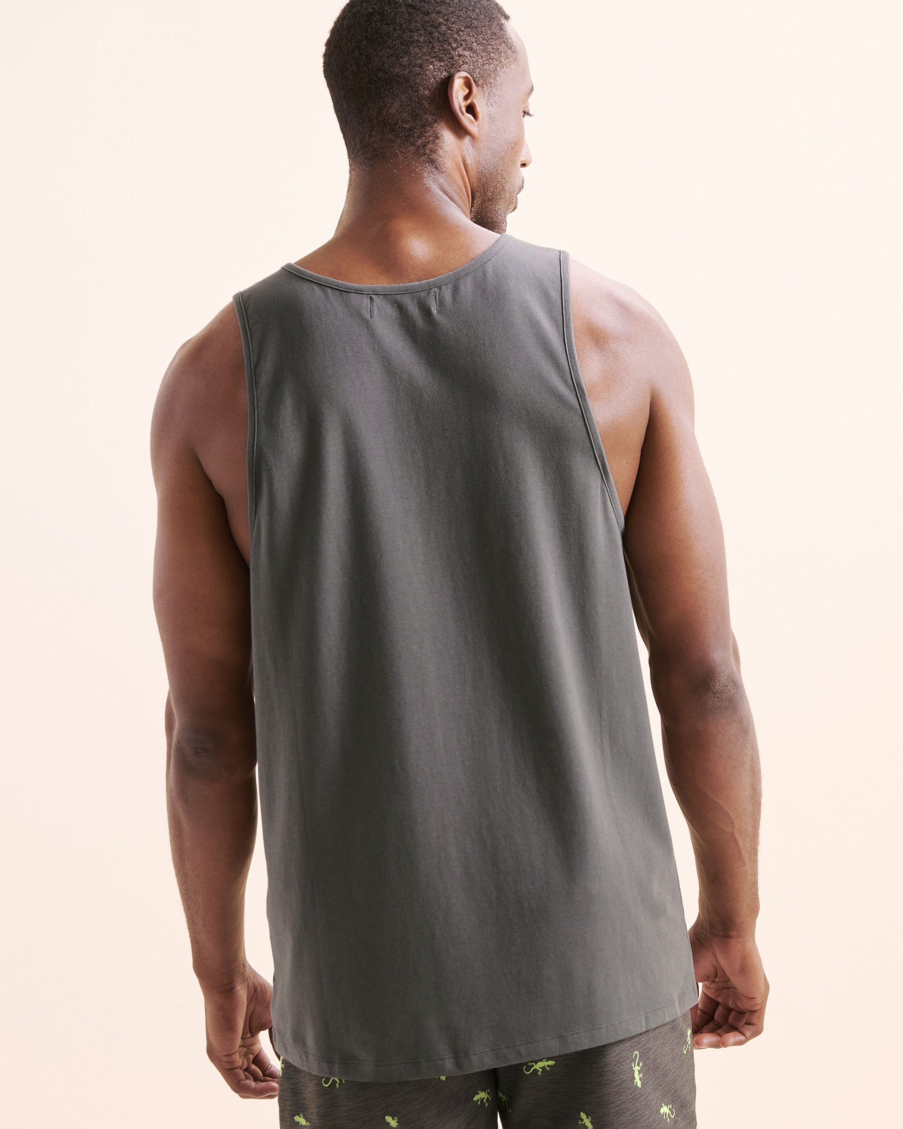 HAMABE Tank Top Grey 04100038 - View2