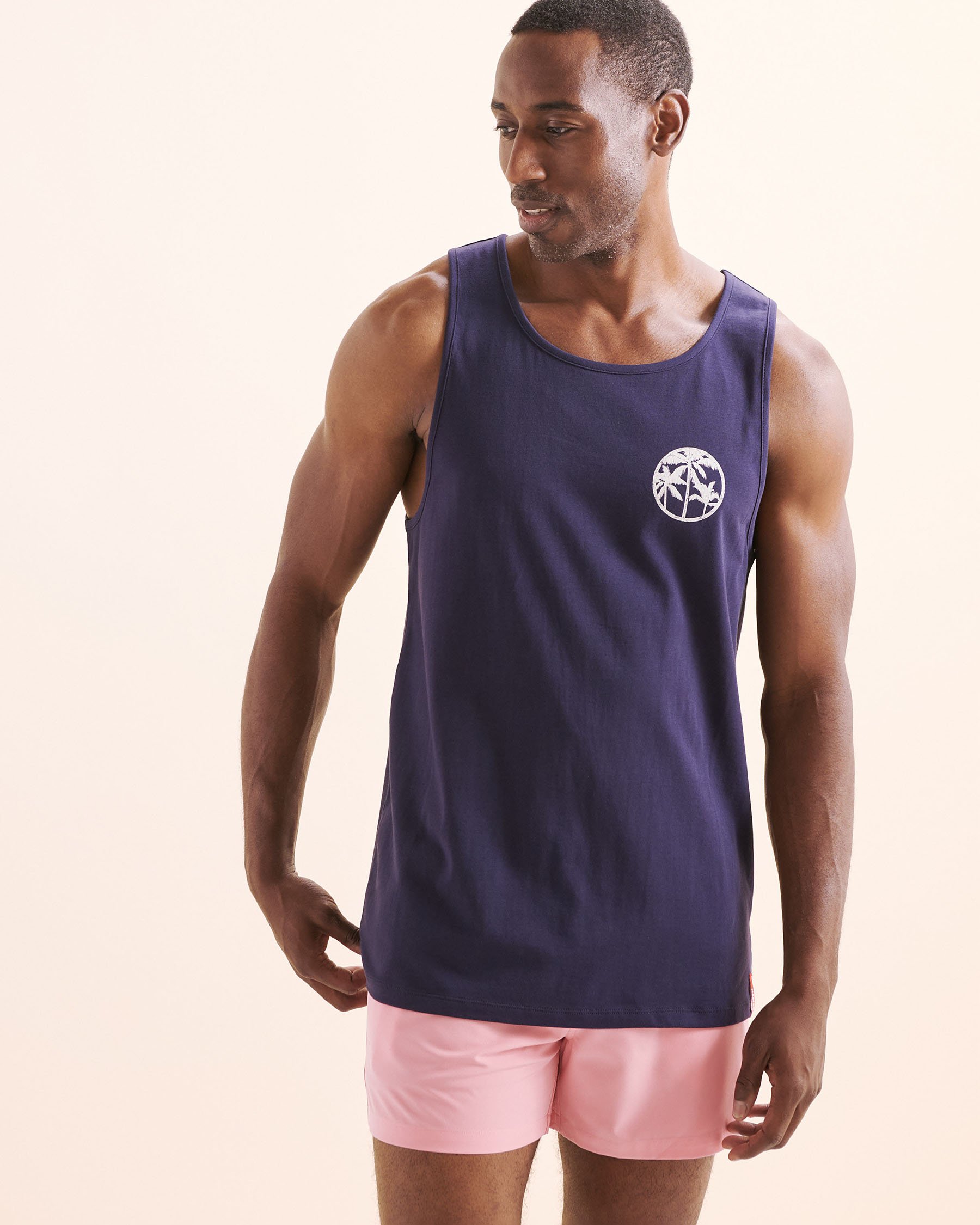 HAMABE Tank Top Maritime Blue 04100038 - View1