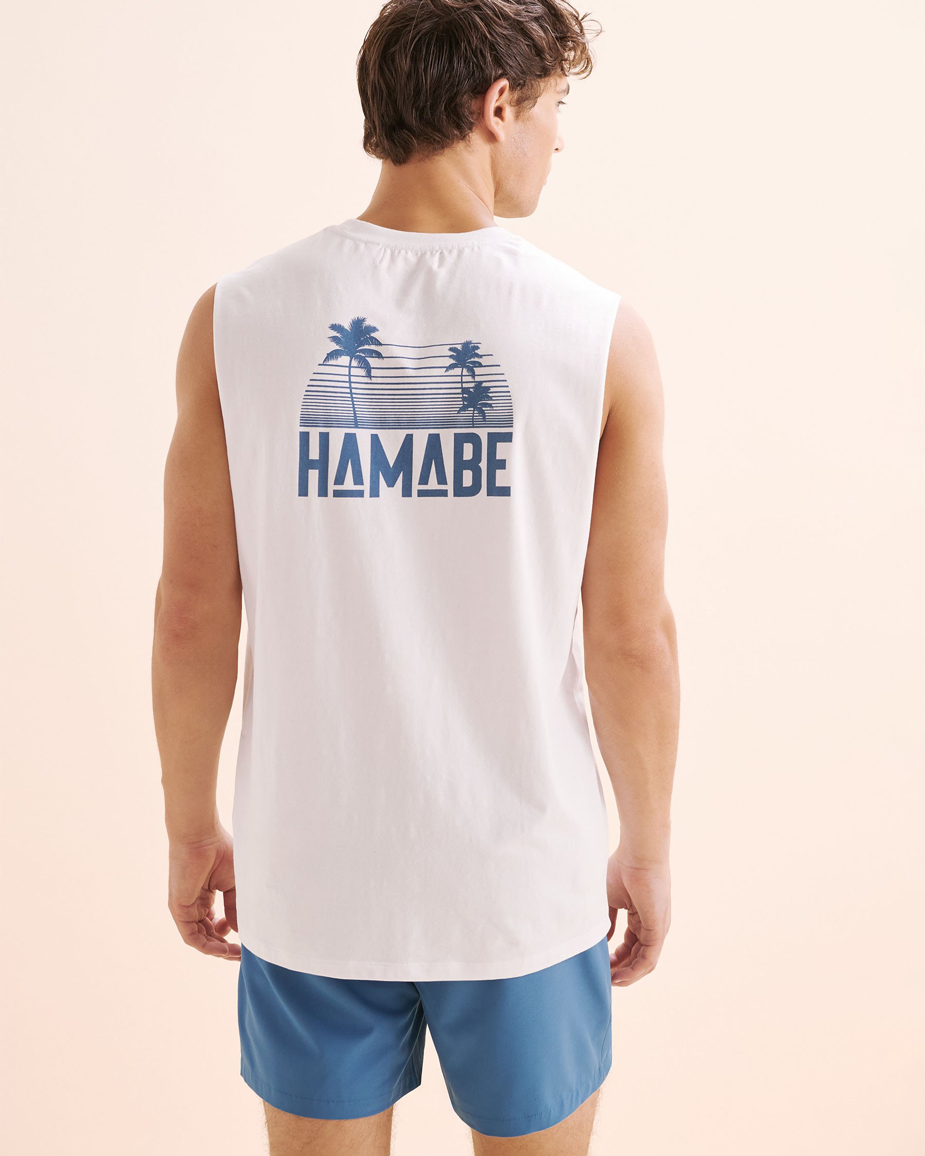 HAMABE Tank Top White 04100039 - View2