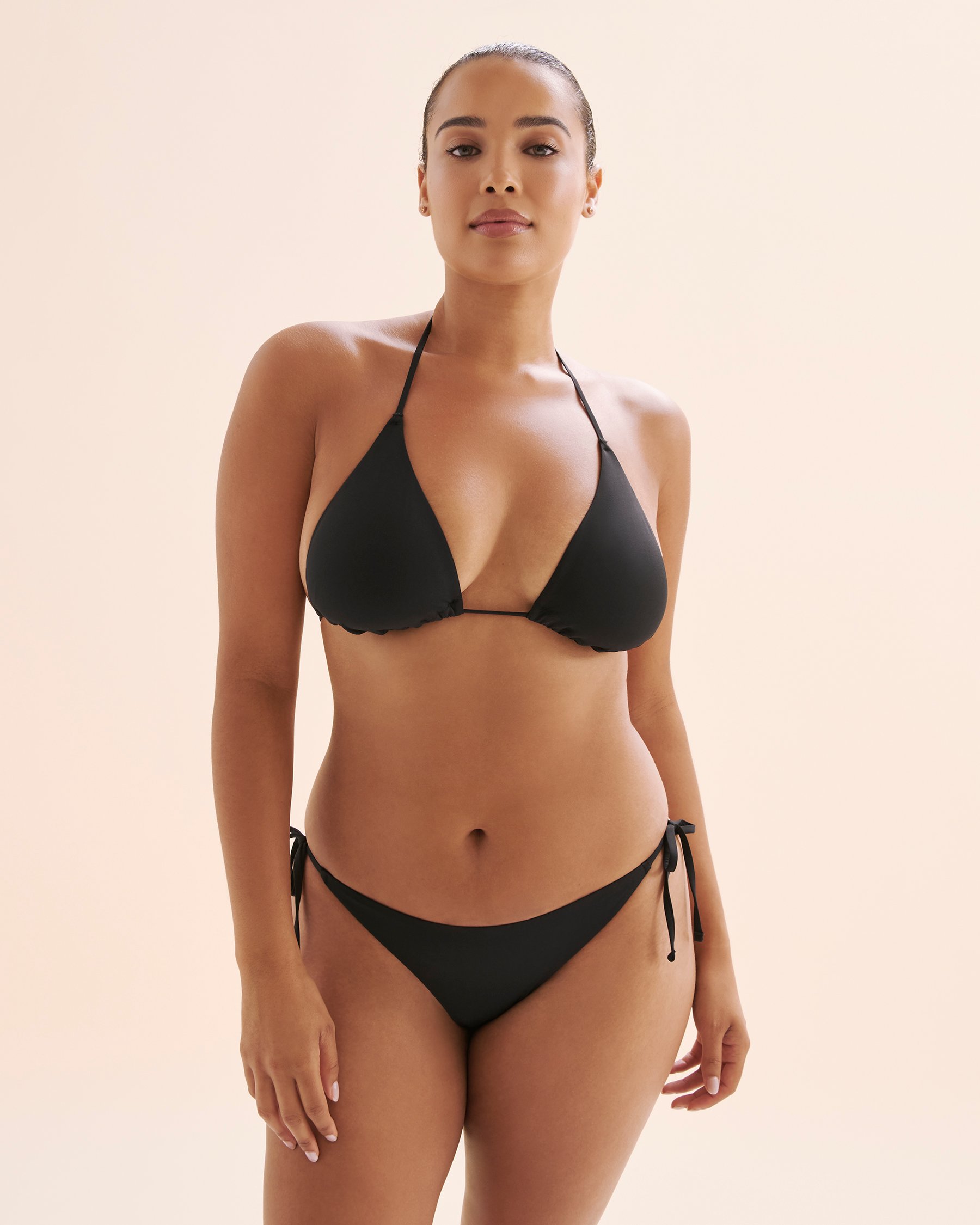 TROPIK Haut de bikini triangle Noir 01100450 - View1