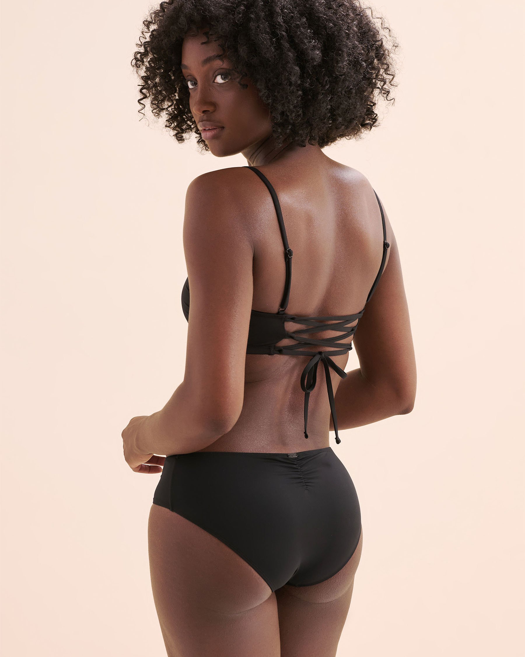 TROPIK Bralette Bikini Top Black 01100452 - View2
