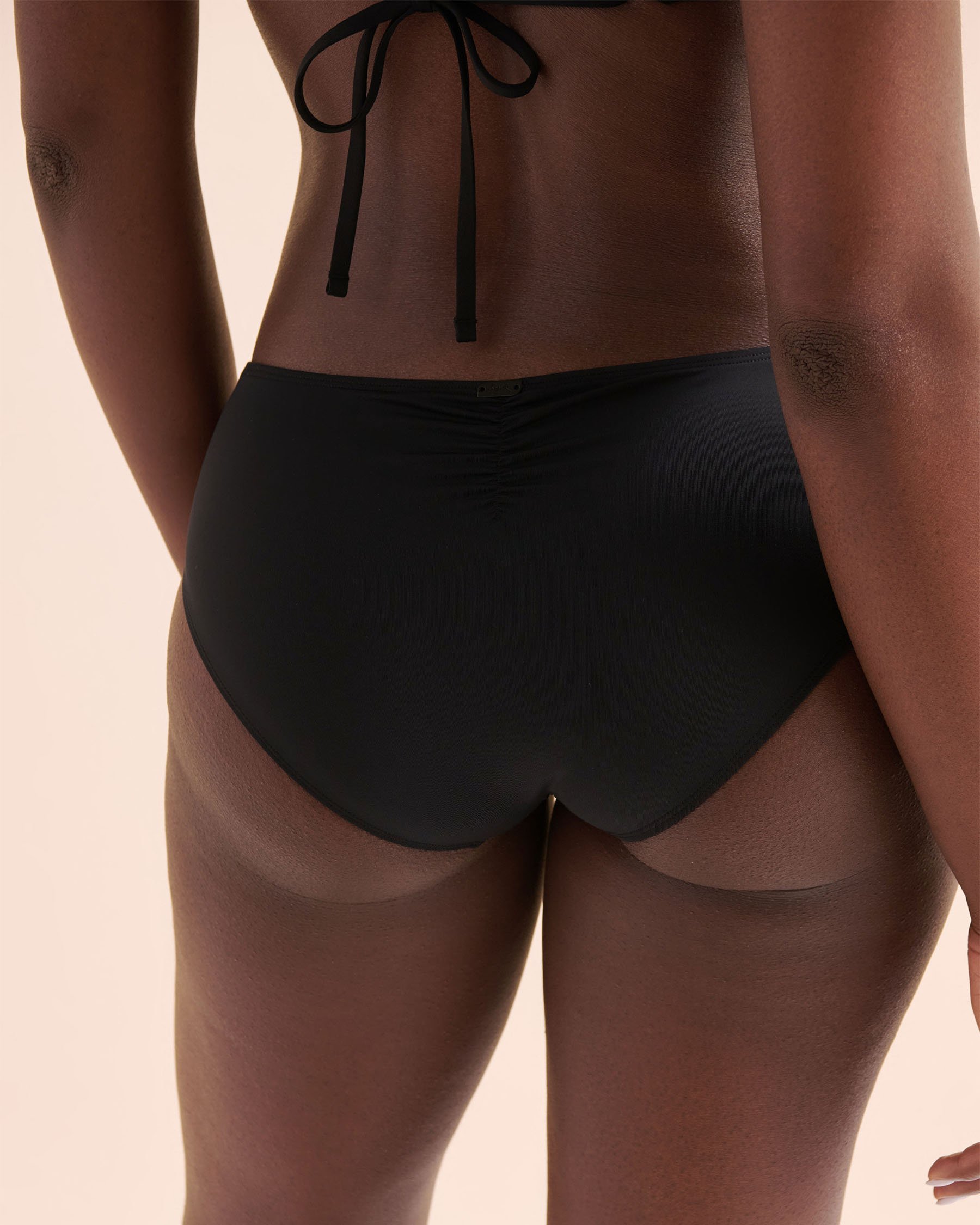 TROPIK Low-Rise Hipster Bikini Bottom Black 01300474 - View2