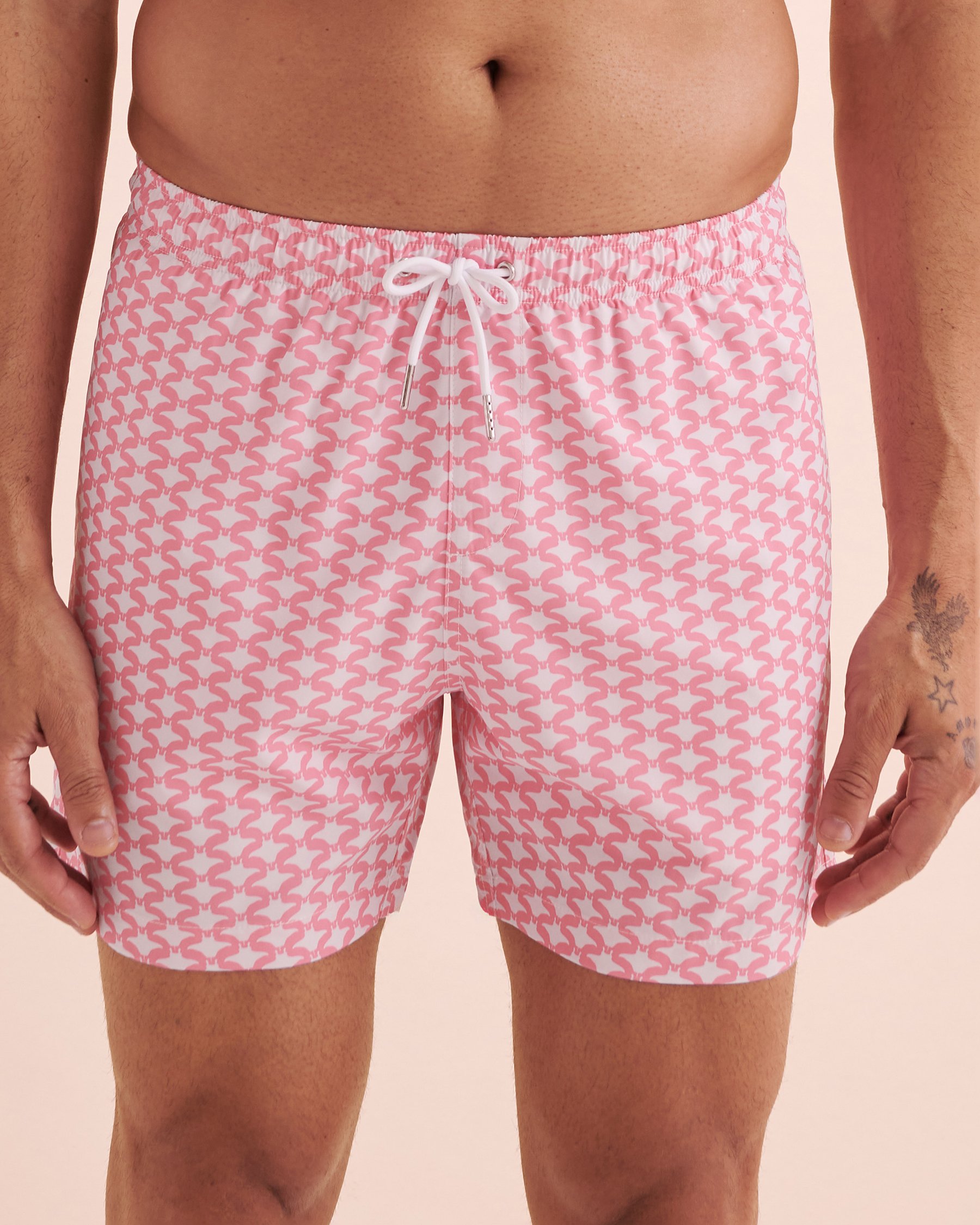 BERMIES Pink Mantaray Volley Swimsuit Pink PINK MANTA - View4